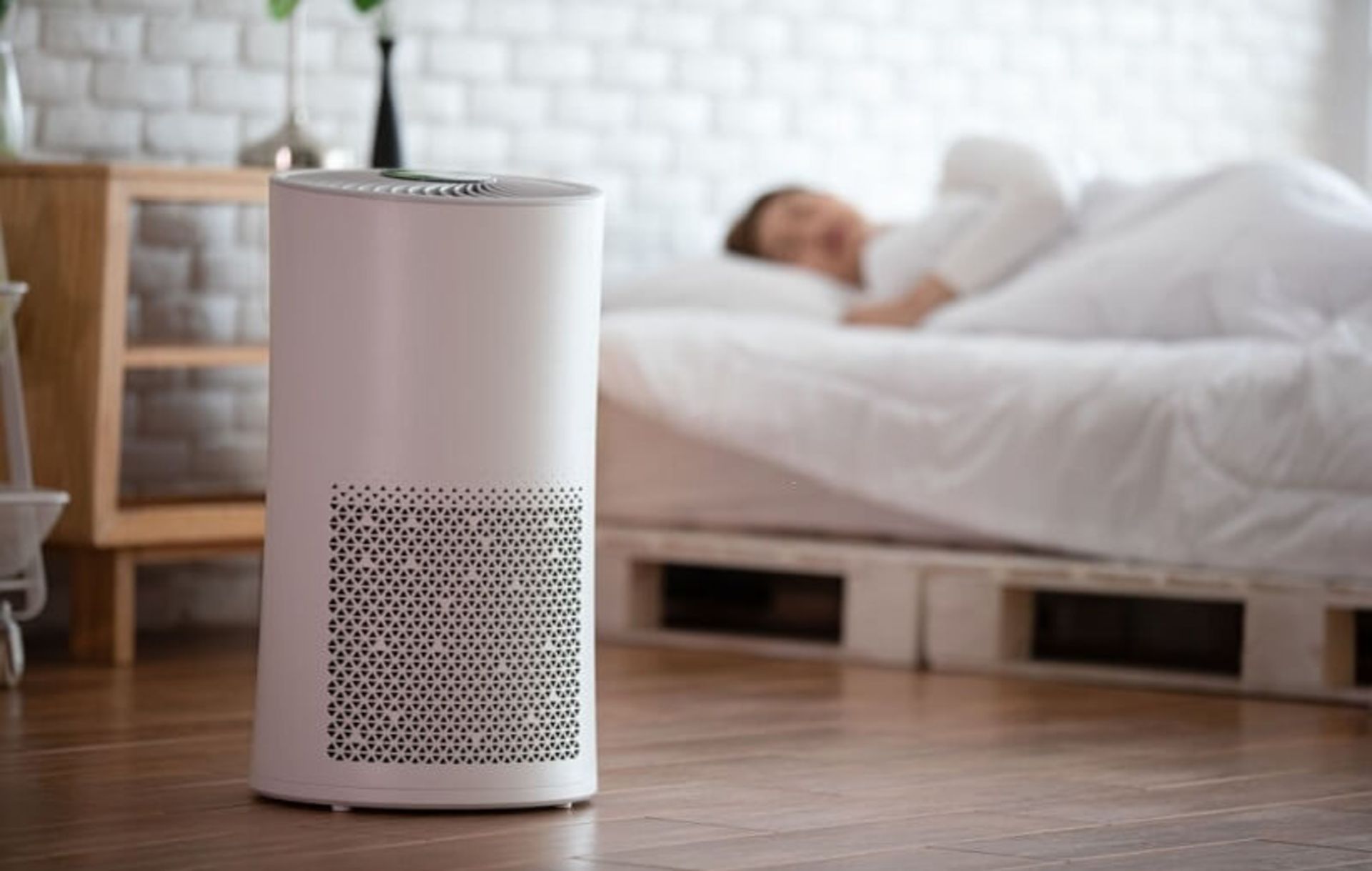 استفاده از دستگاه تصفیه هوا در اتاق خواب