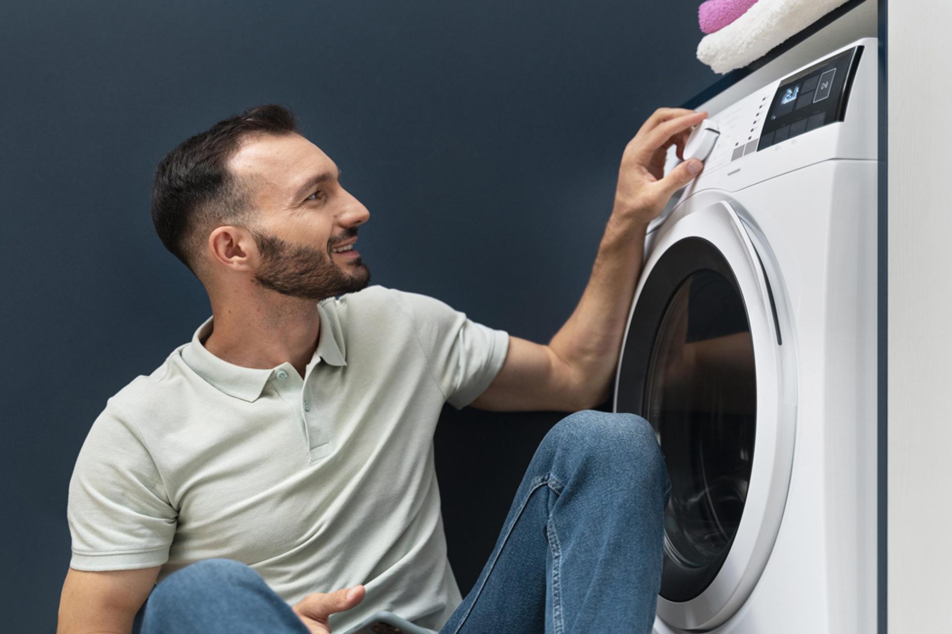 تنظیم ماشین لباسشویی توسط کاربر آقا