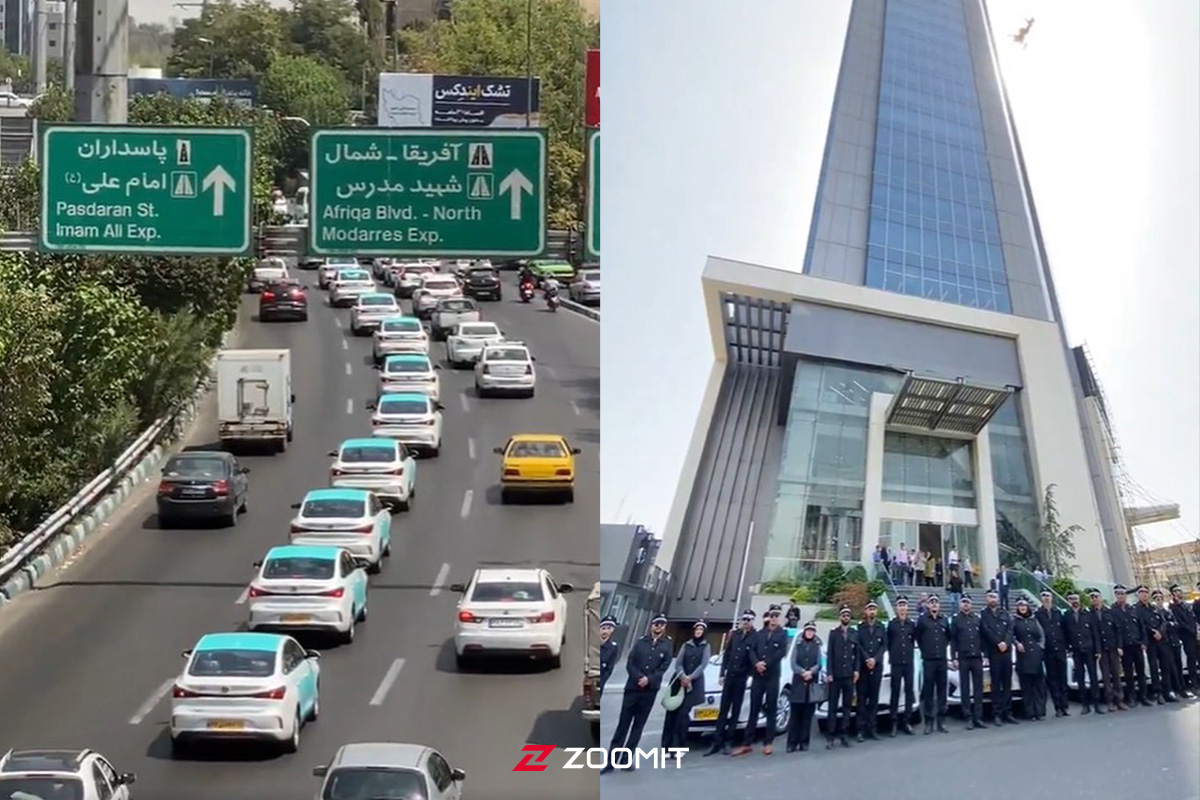 کارزار خیابانی تاکسی‌های بابک زنجانی علیه بانک مرکزی