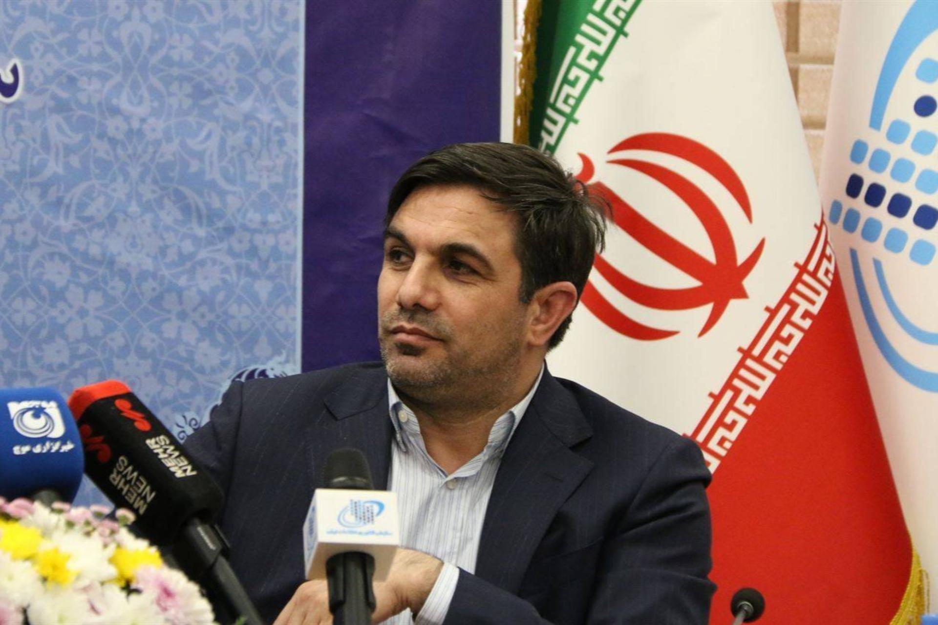 رئیس سازمان فناوری اطلاعات ایران محمد محسن صدر در حال سخنرانی