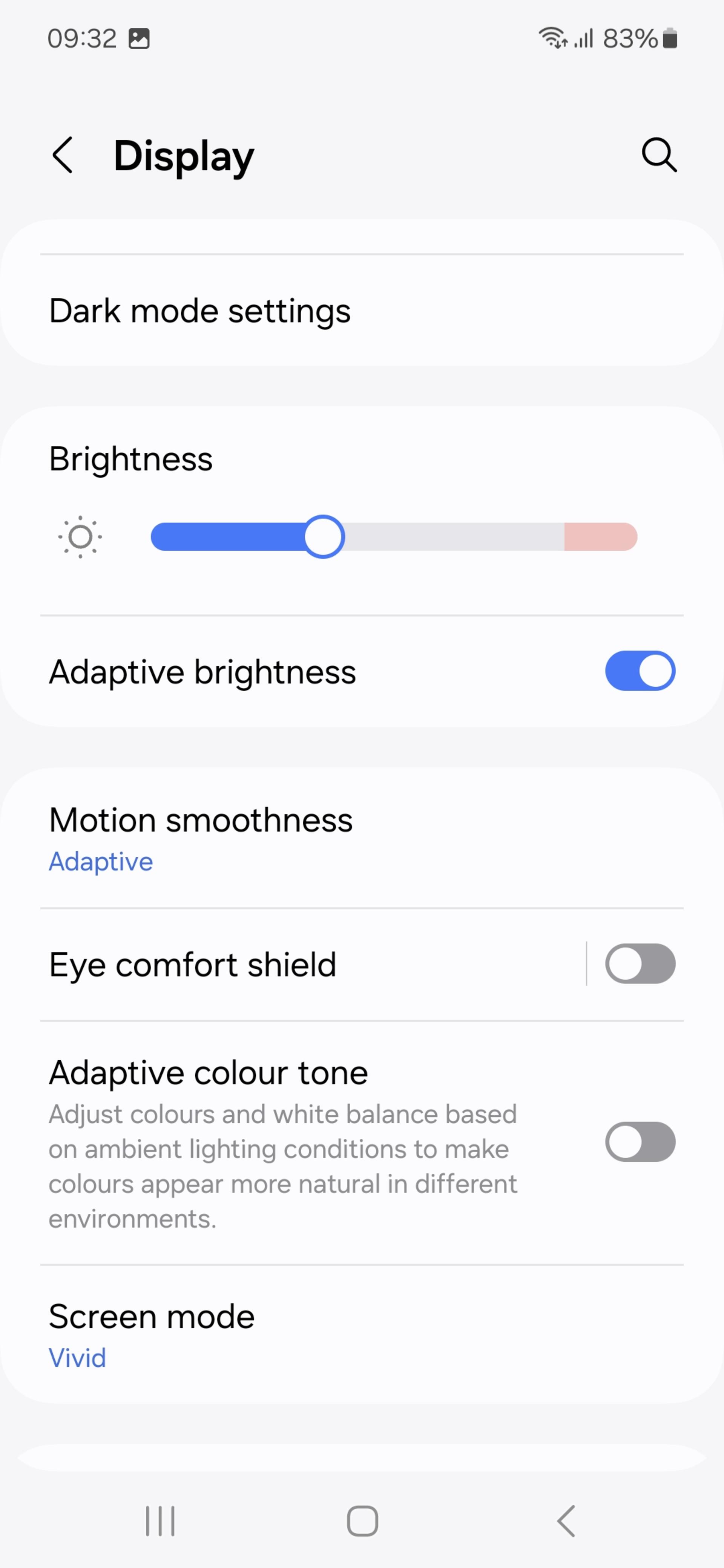 One Ui 6.1 adaptive colour tone