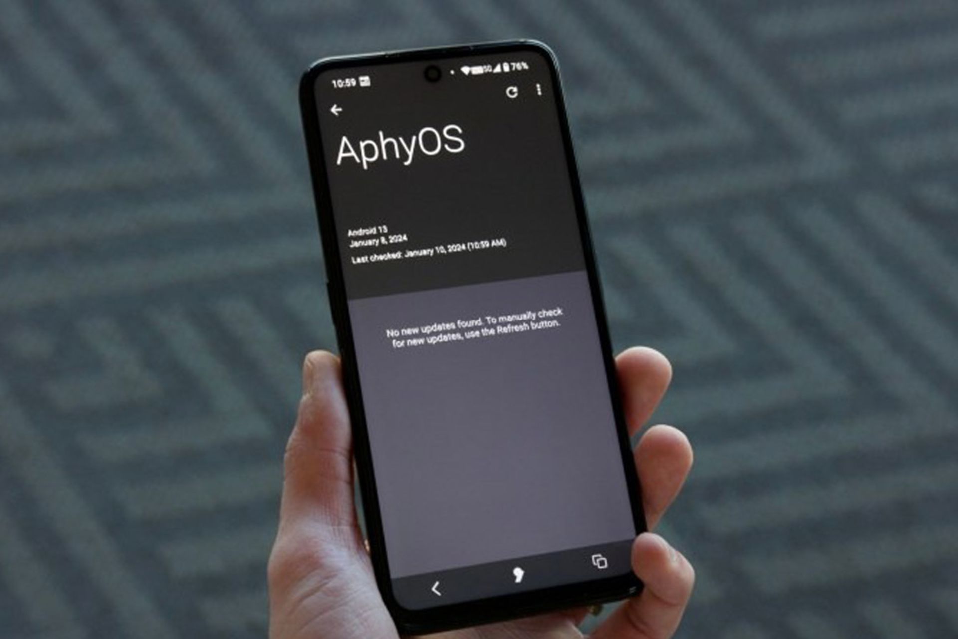 Apostrophy operating system in a smartphone