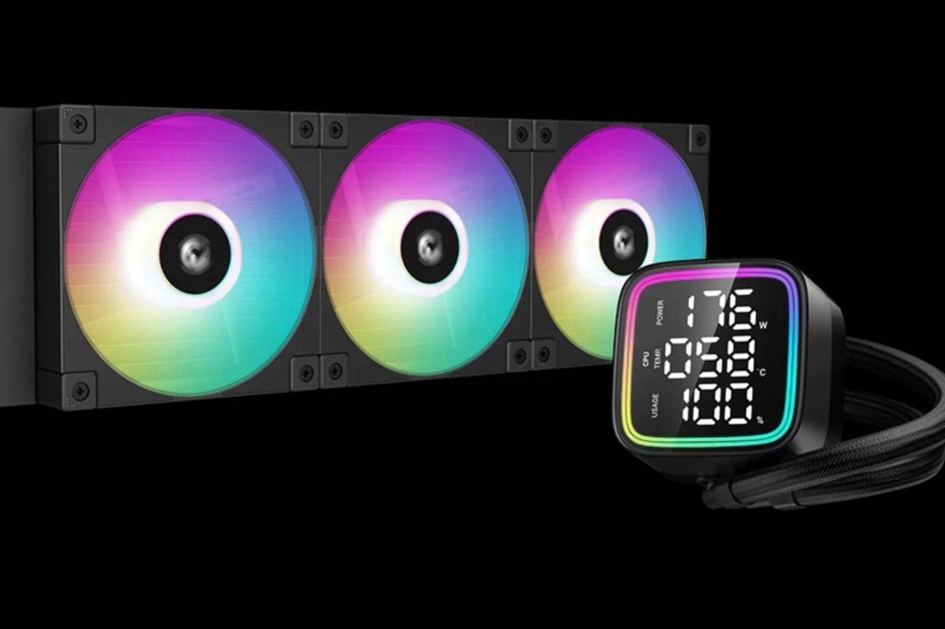 مرجع متخصصين ايران خنك كننده مايع cpu ديپ كول 3 فن 