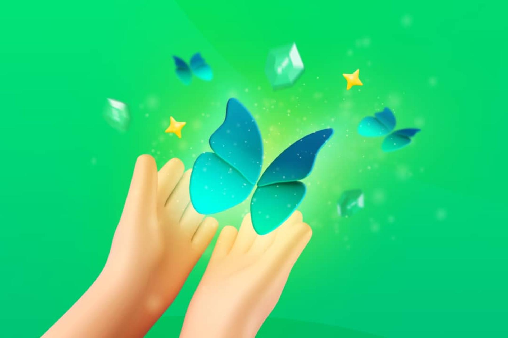 کمک اسنپ به کودکان پروانه‌ای