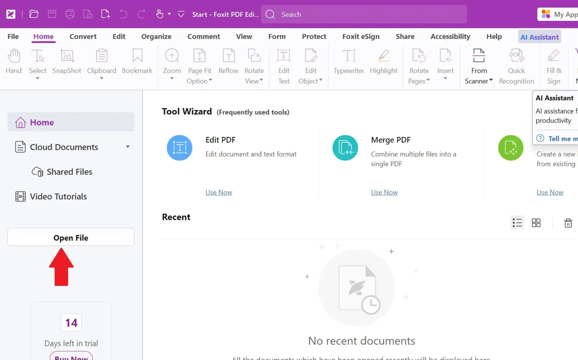 حذف پسورد pdf با نرم‌افزار Foxit Reader