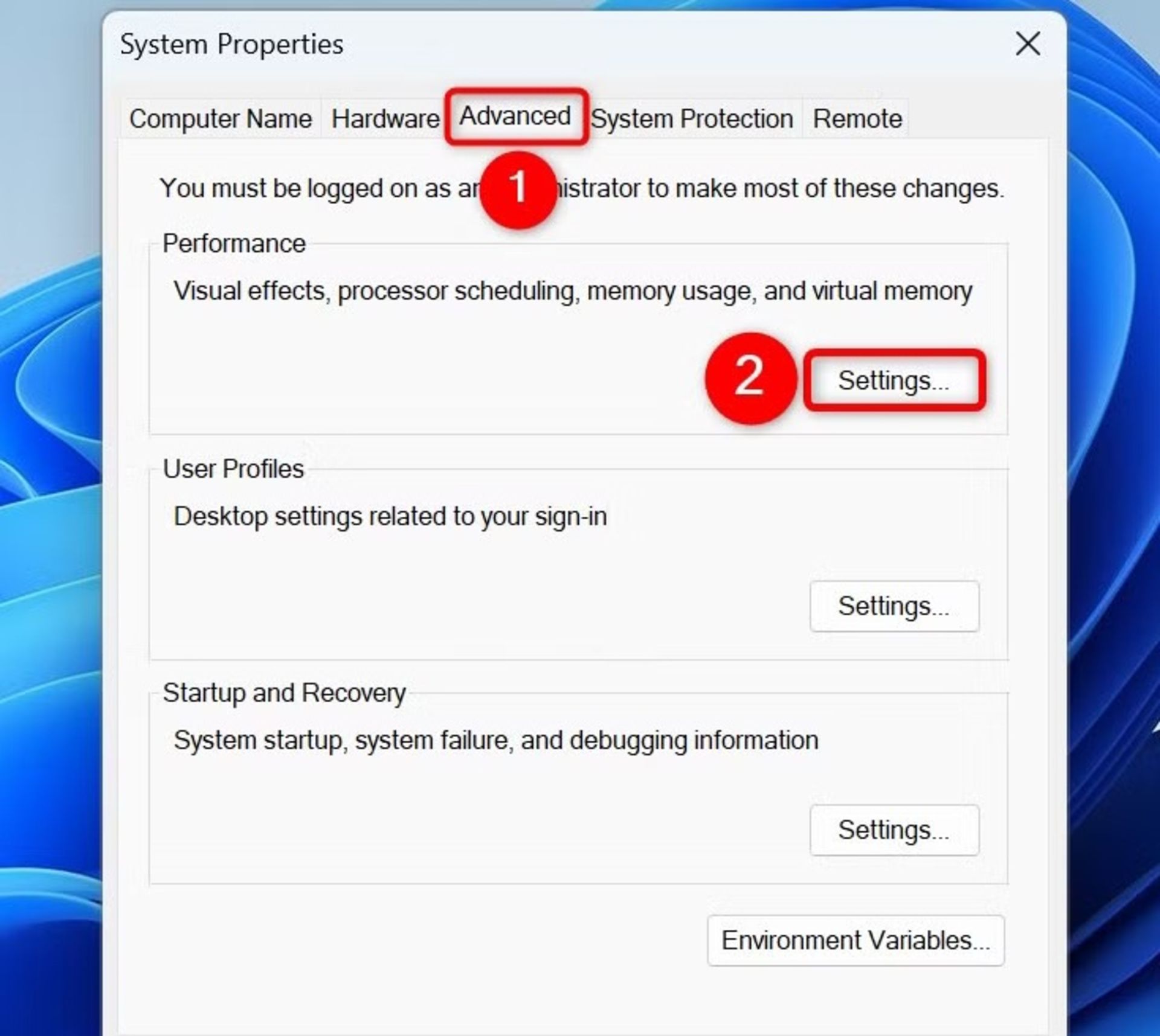 غیرفعال‌کردن Paging File