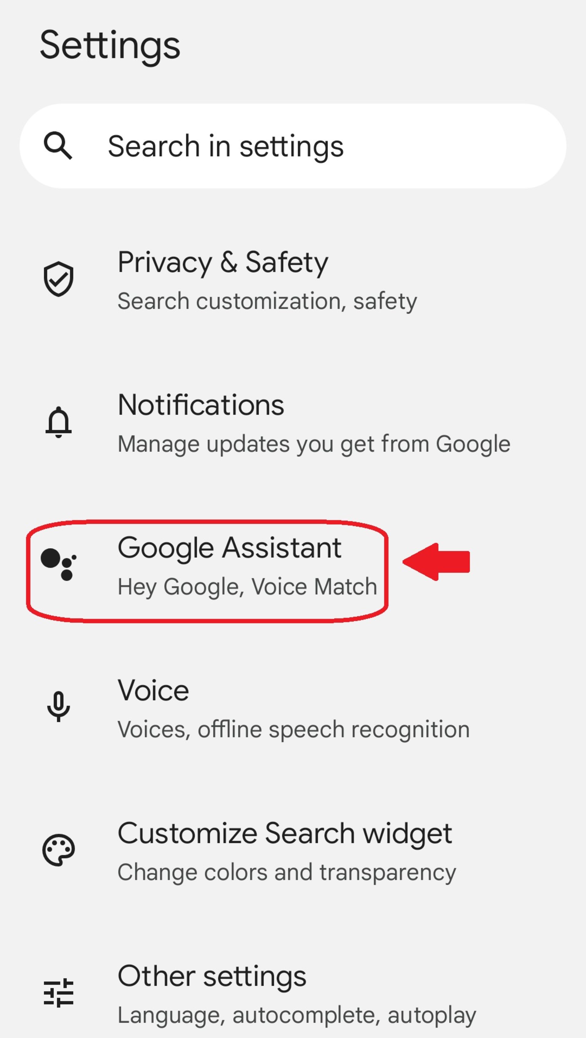 خاموش‌کردن Hey Google