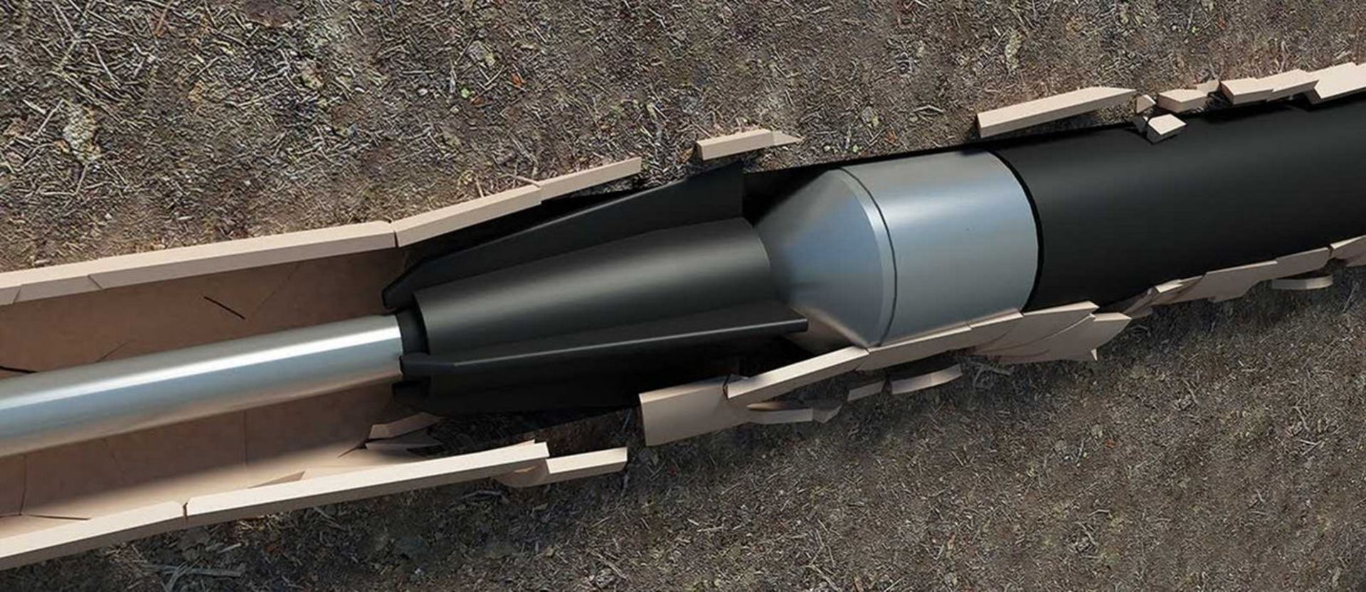 جایگزینی لوله فرسوده آب با روش Pipe Bursting