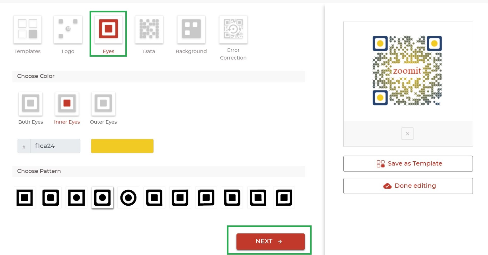 روند طراحی کد با استفاده از یک تولیدکننده QR کد