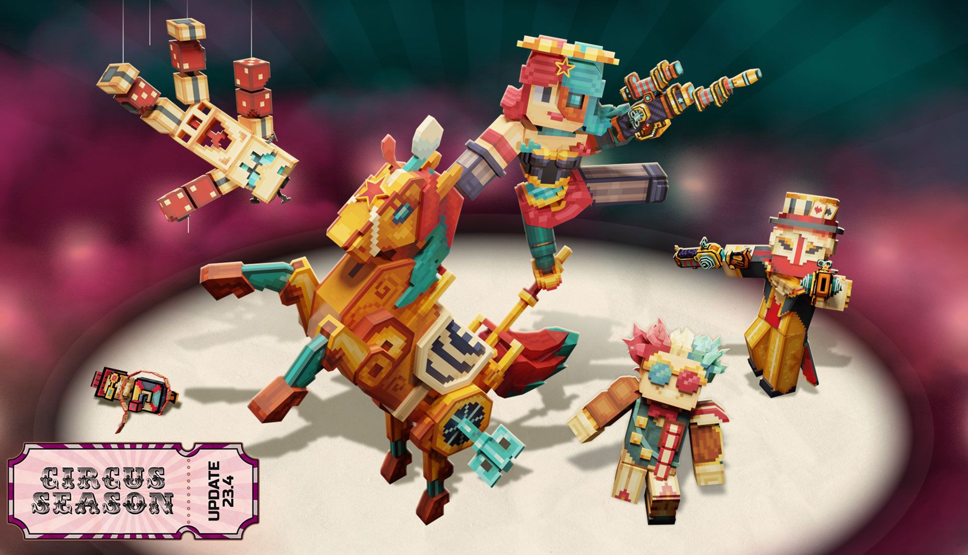 اسلحه های مختلف به صورت پیکسلی