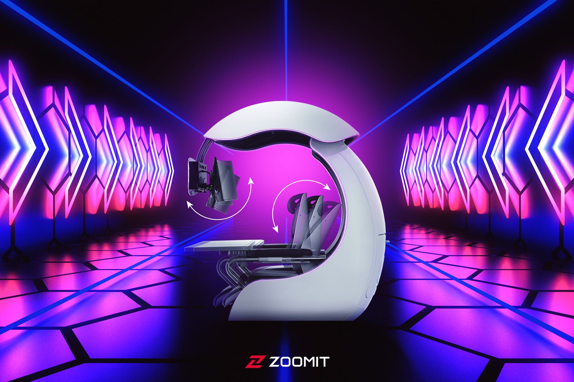 صندلی گیمینگ ارگونومیک پیشرفته