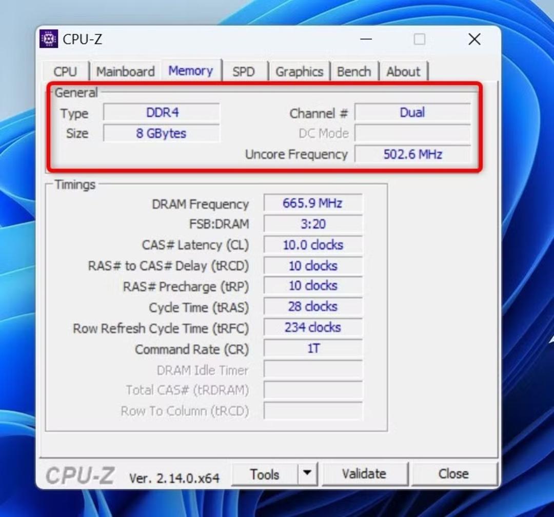 بررسی نوع رم کامپیوتر با اپلیکیشن cpu-z