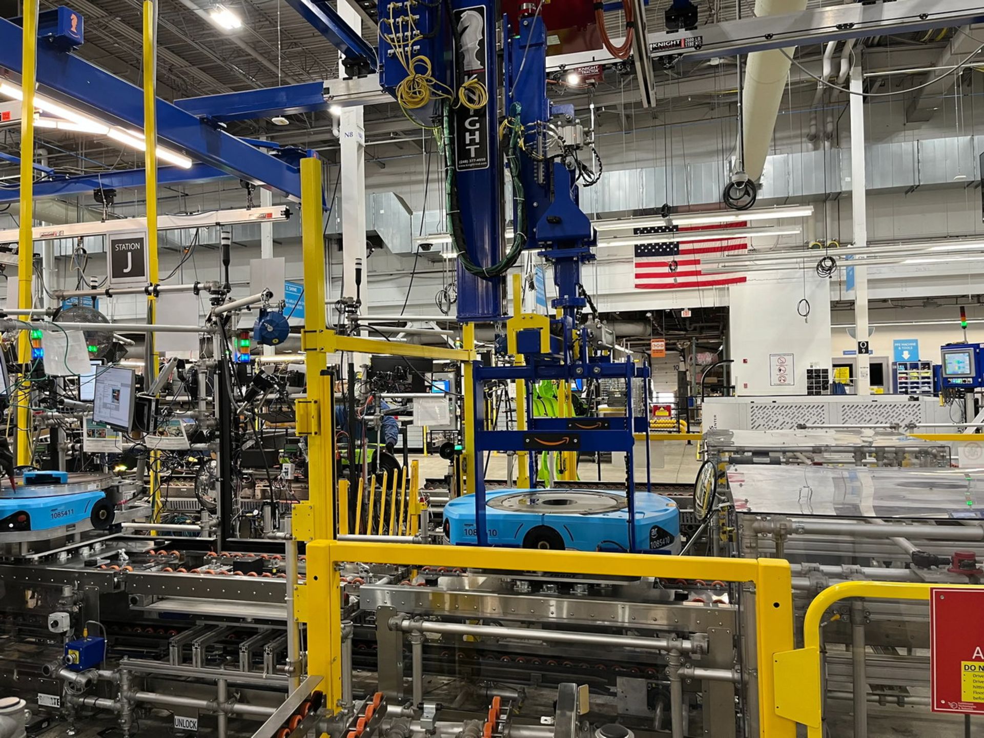 فرایند نهایی مونتاژ ربات Hercules آمازون 