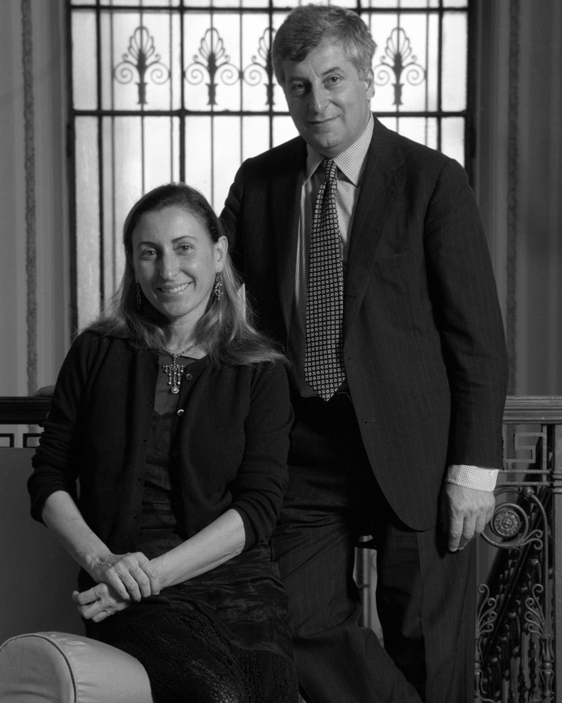 میوچیا پرادا و همسرش پاتریتزیو برتلی 