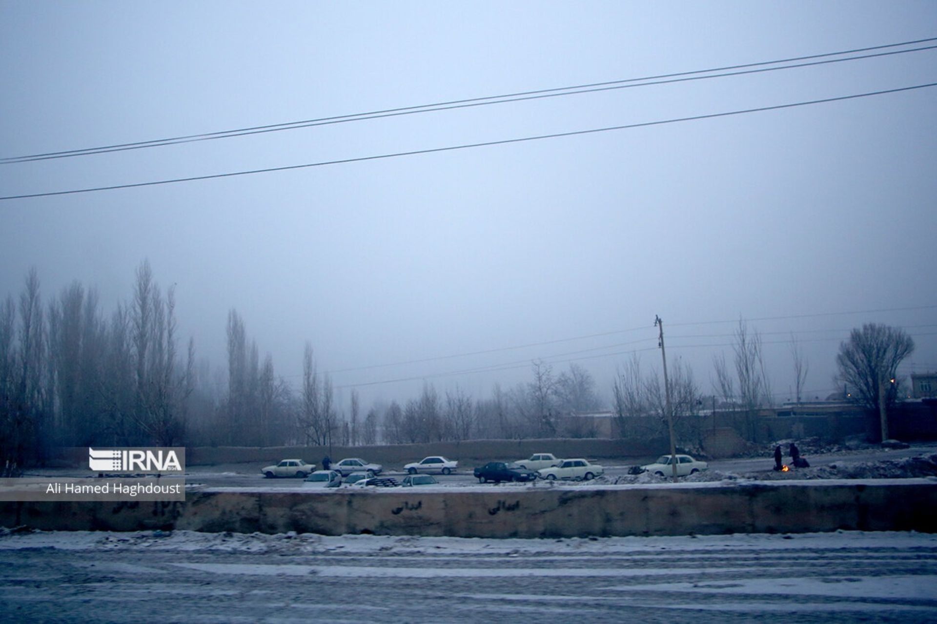 خیابان و ماشین ‌ها زمین لرزه خوی