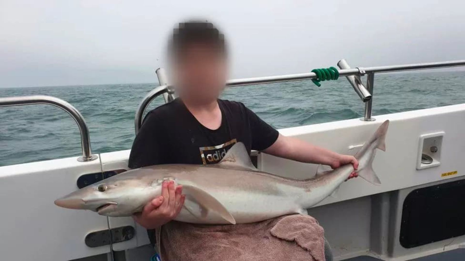 هکر ۱۸ ساله جی تی ای ۶ با یک ماهی بزرگ در دست