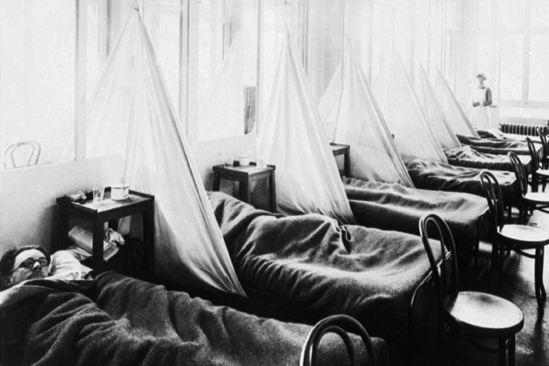 افراد مبتلا به آنفولانزا در پاندمی ۱۹۱۸ جنگ جهانی اول