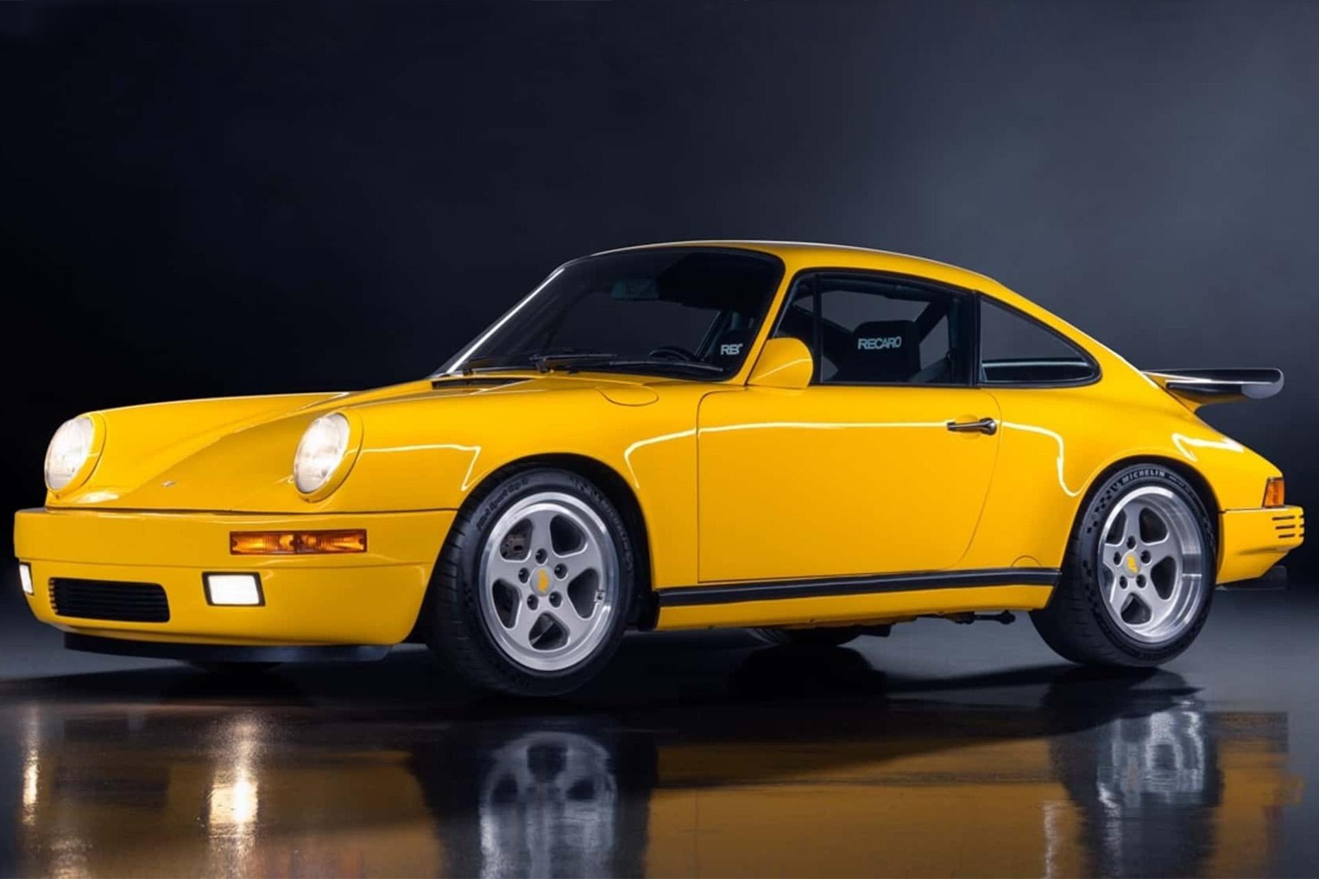 نمای سه چهارم جلو RUF CTR Yellowbird