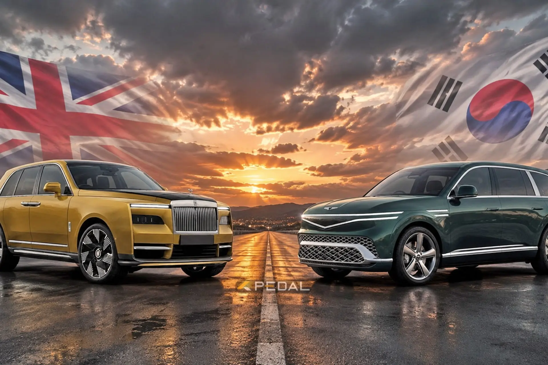 genesis GV70  vs rolls Royce 