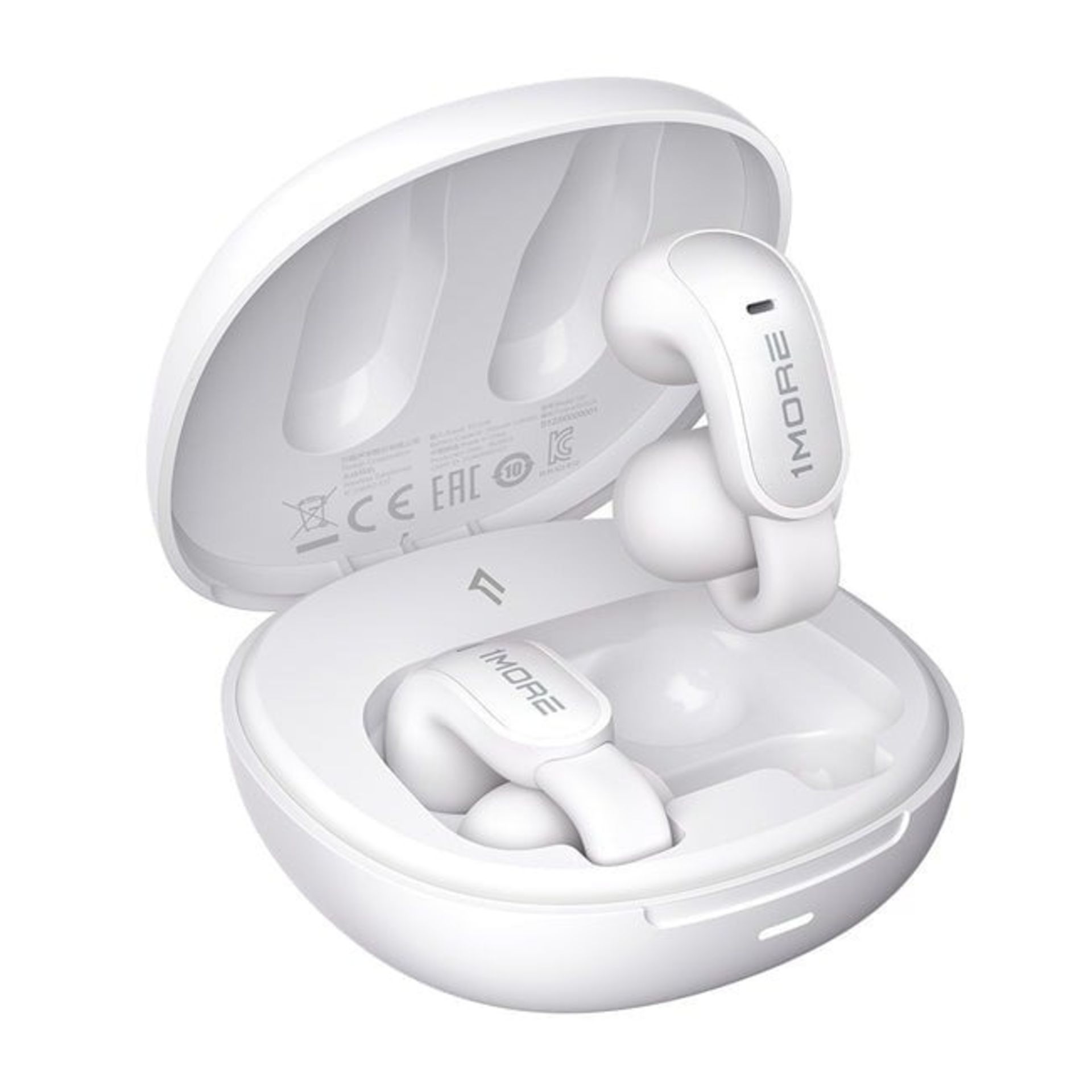 هدفون وان‌مور Ear Clip S12 داخل کیس رنگ سفید