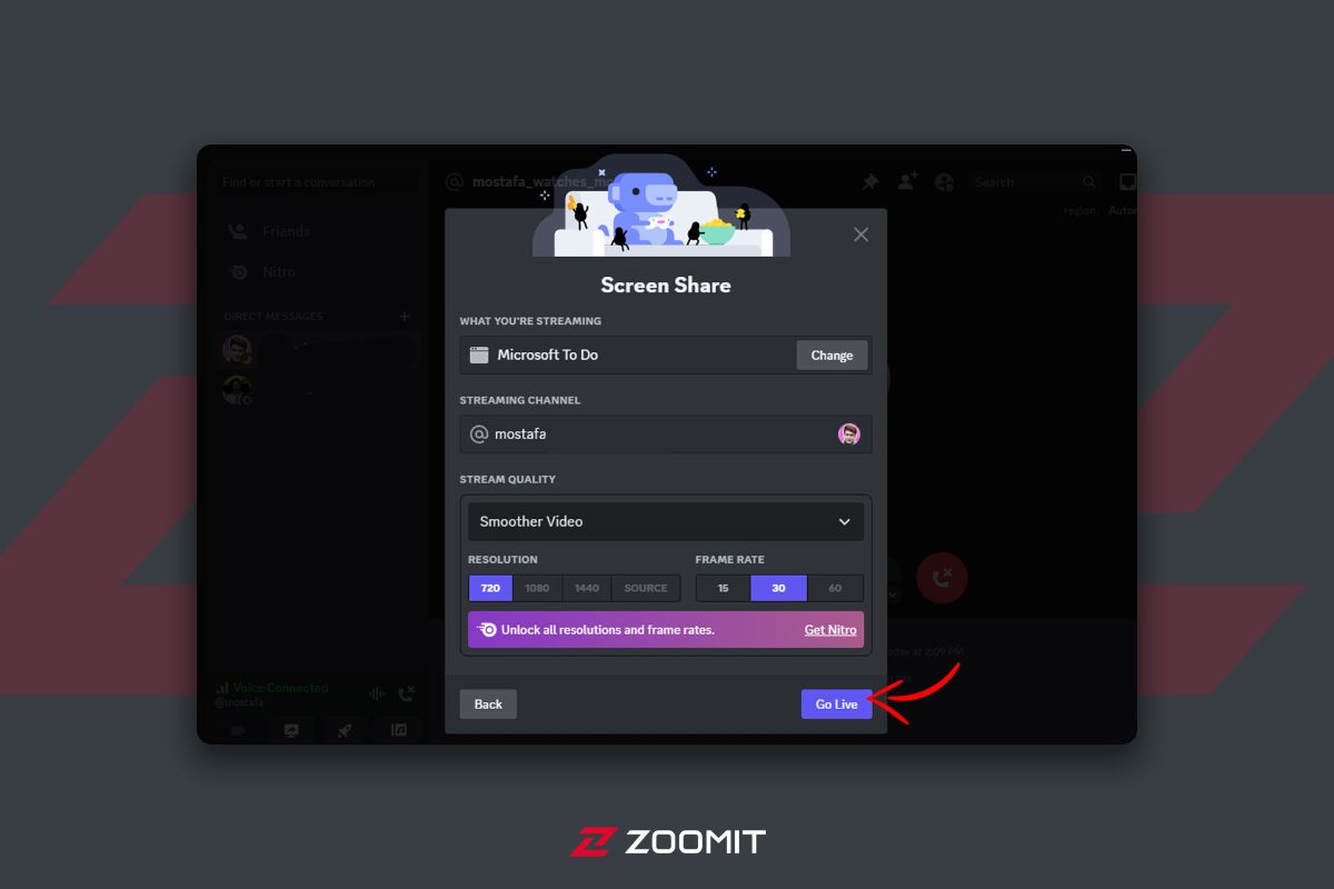 Screen Sharing In Discord