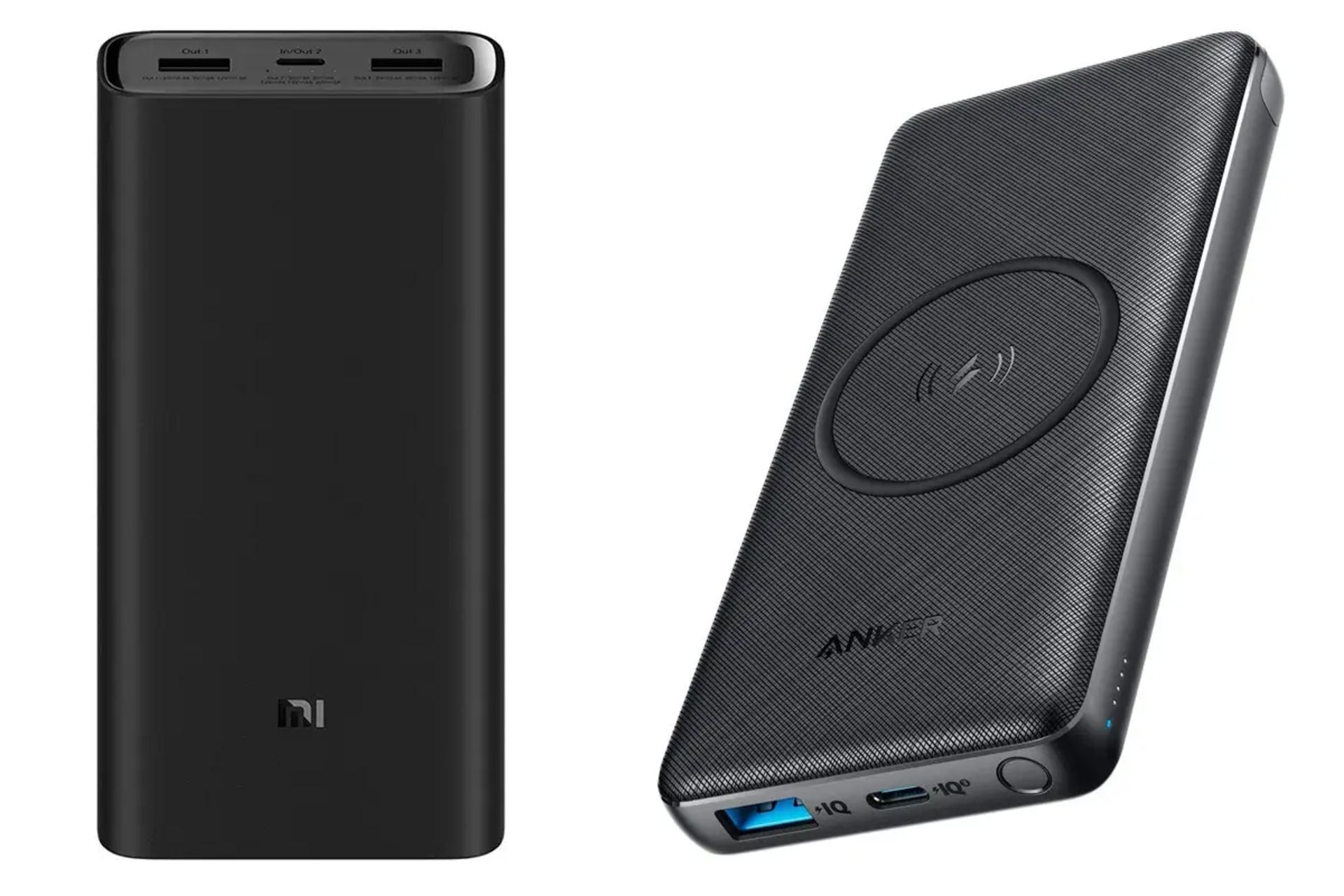 دو پاوربانک در کنار یکدیگر