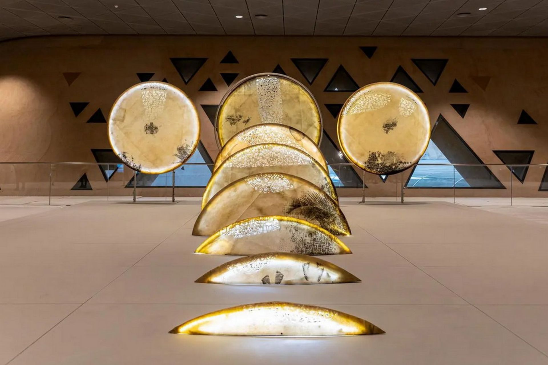 آثار هنری در ایستگاه مترو ریاض