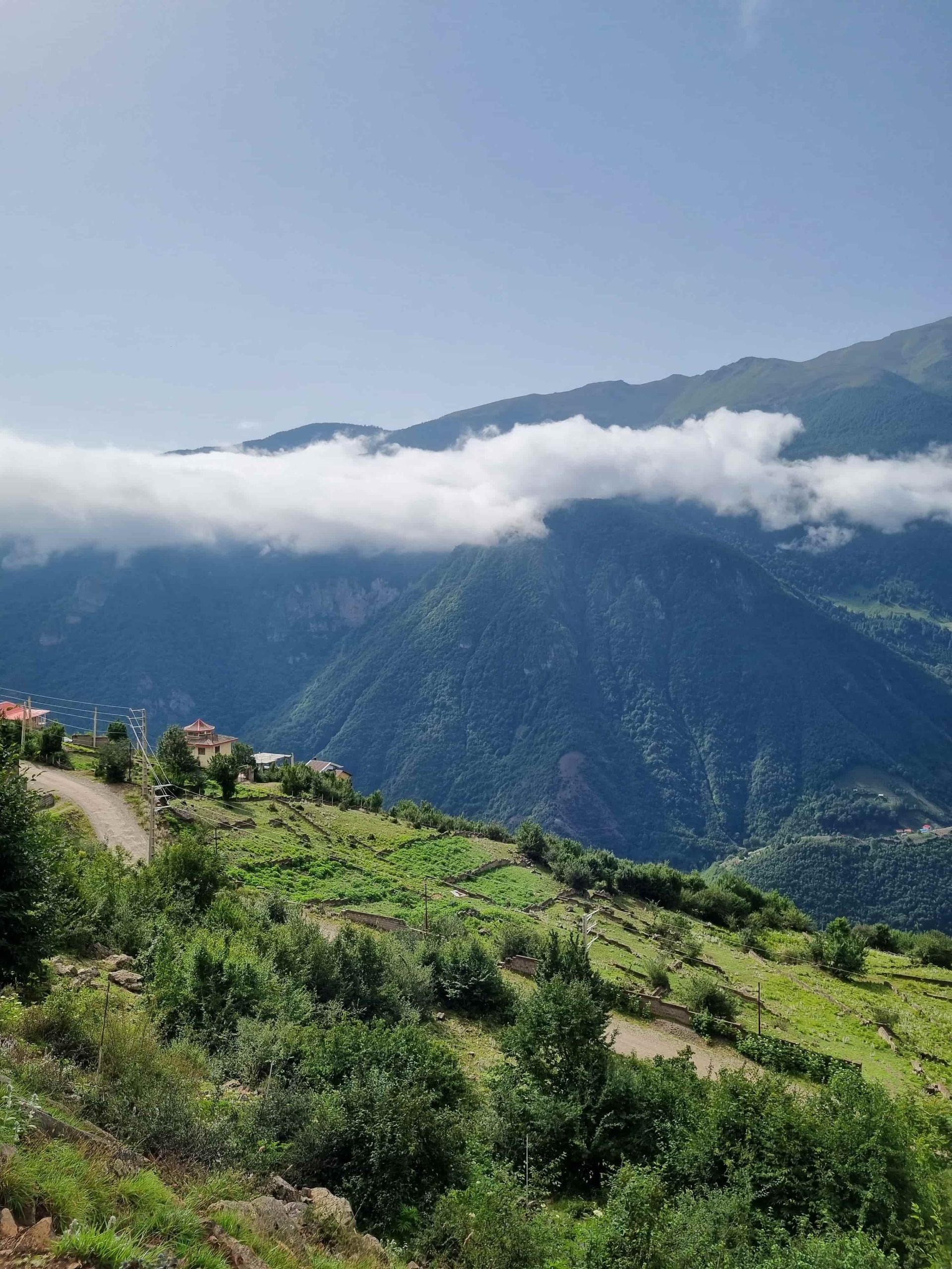 خانه‌‌ها طبیعت مازندران آسمان