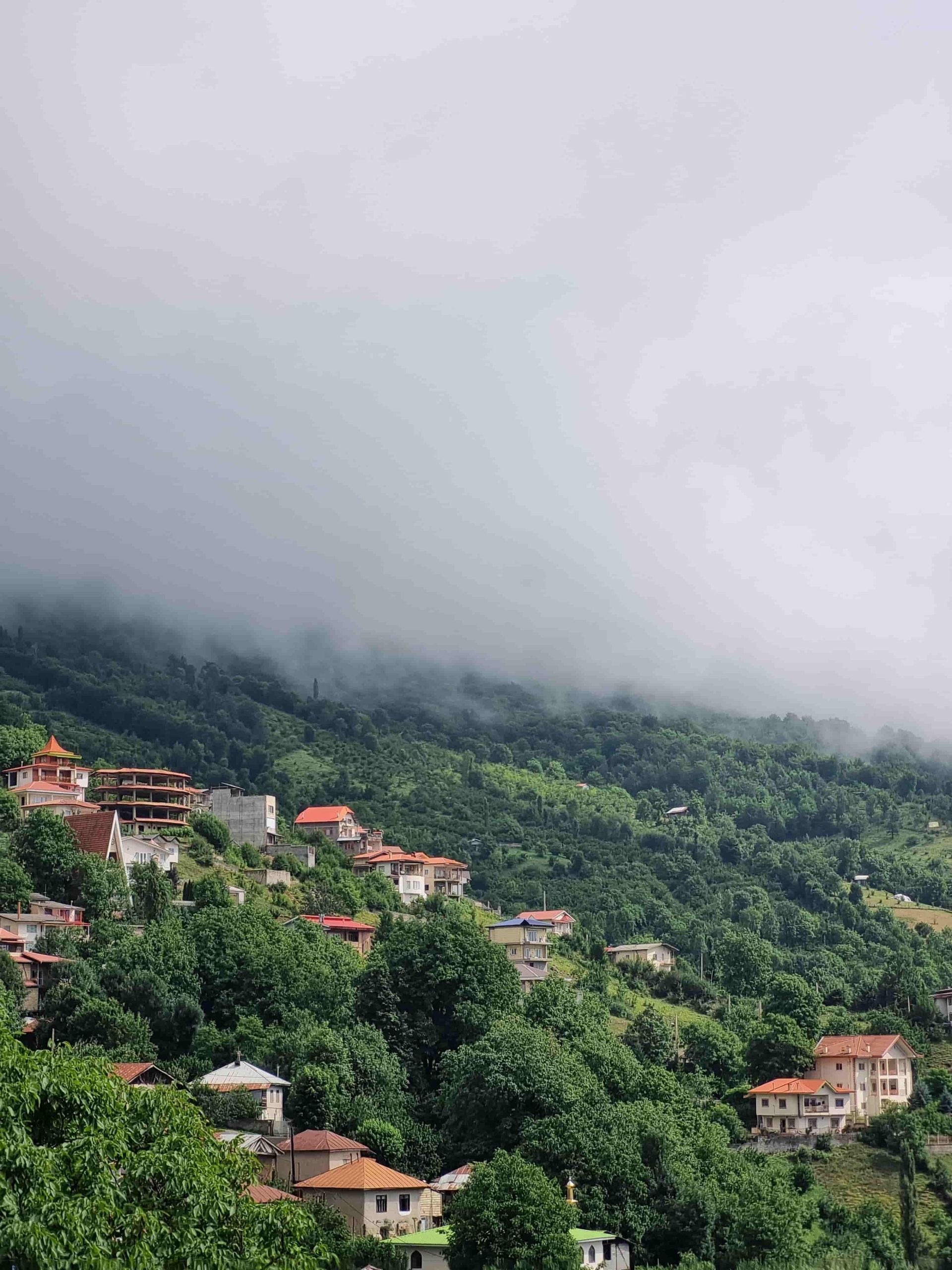 خانه‌‌ها طبیعت مازندران آسمان