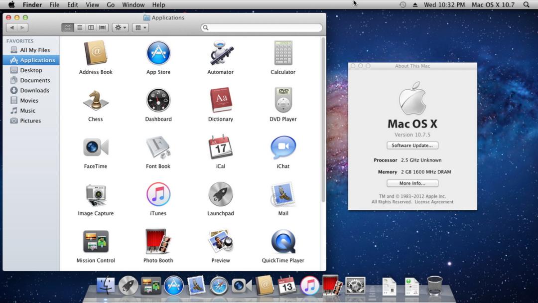 سیستم‌عامل مک او اس لاین OS X 10.7 Lion