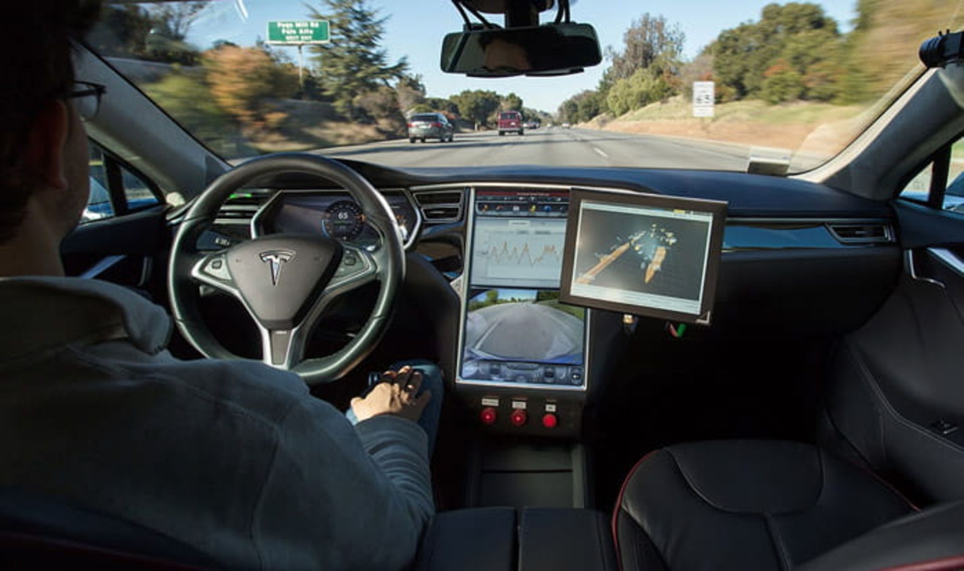 تسلا-مدل S-خودران