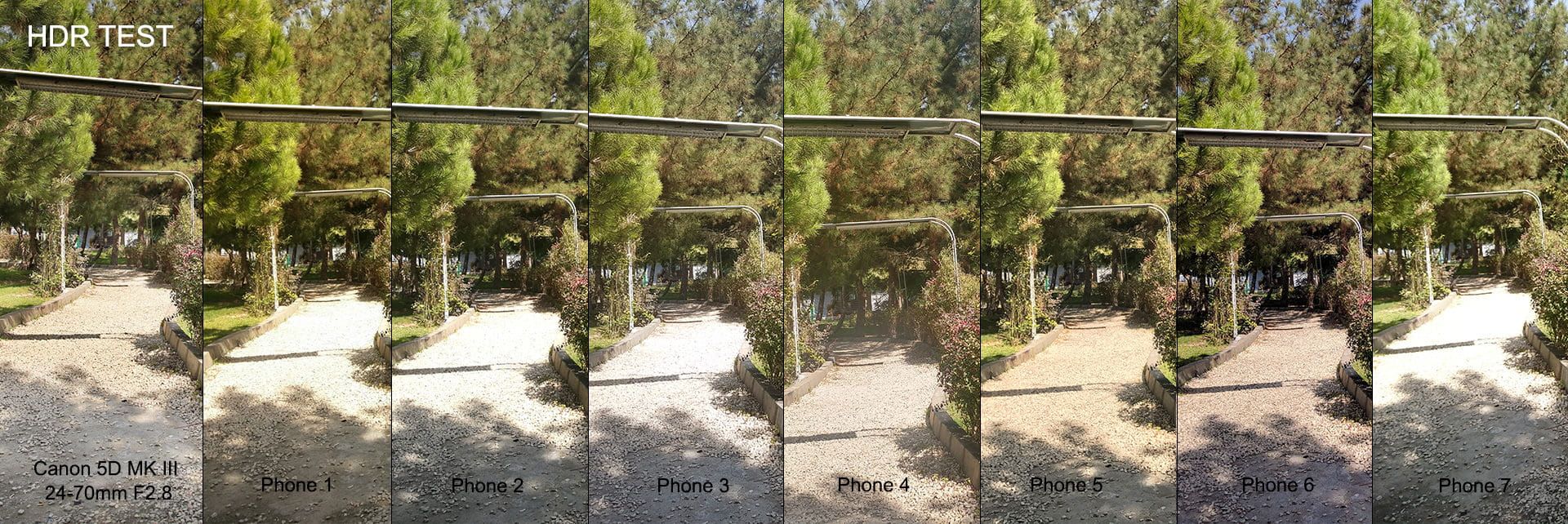 مقایسه دوربین آیفون 7 گلکسی اس 7 نکسوس 6 پی