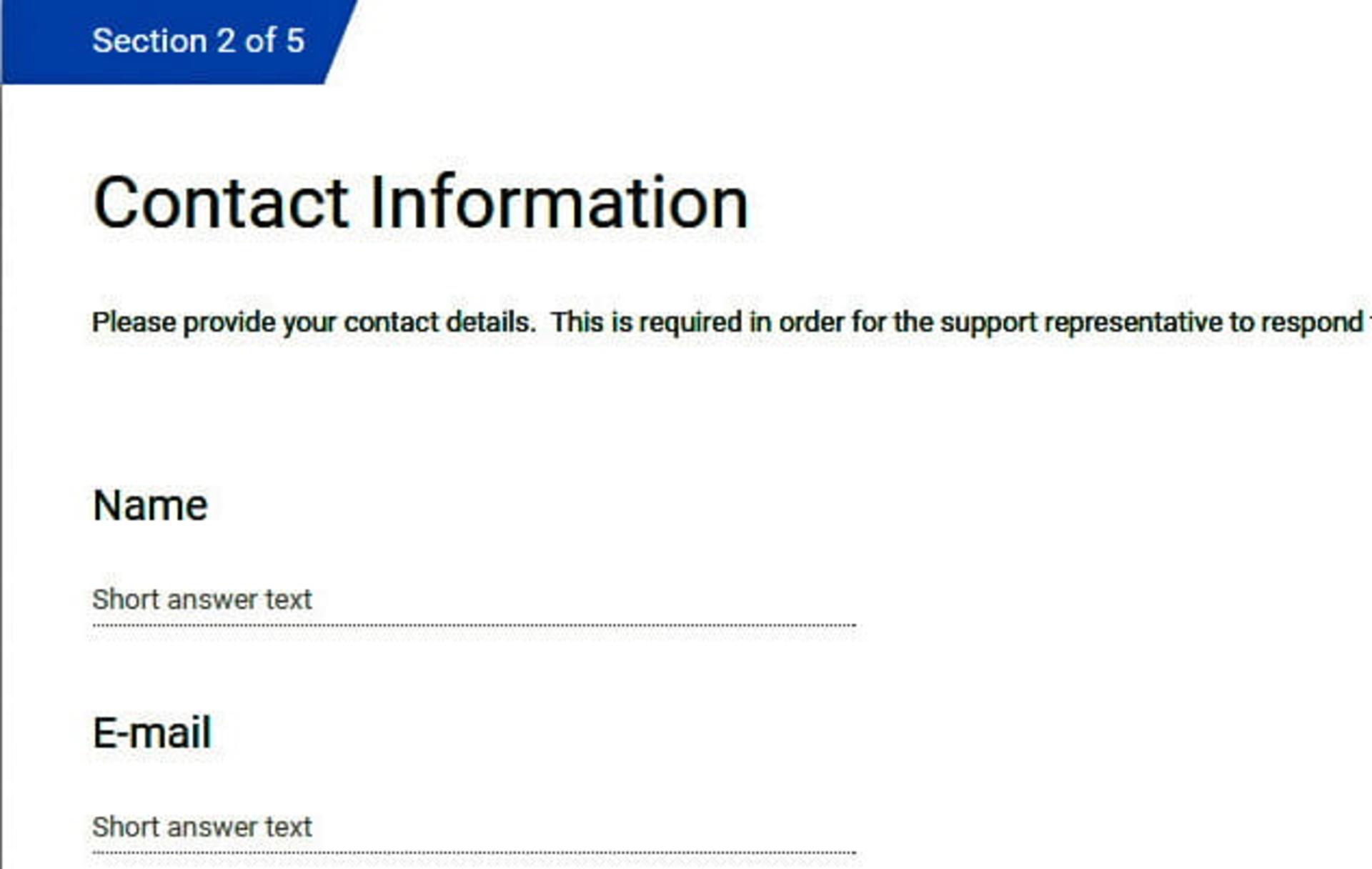 Google Forms