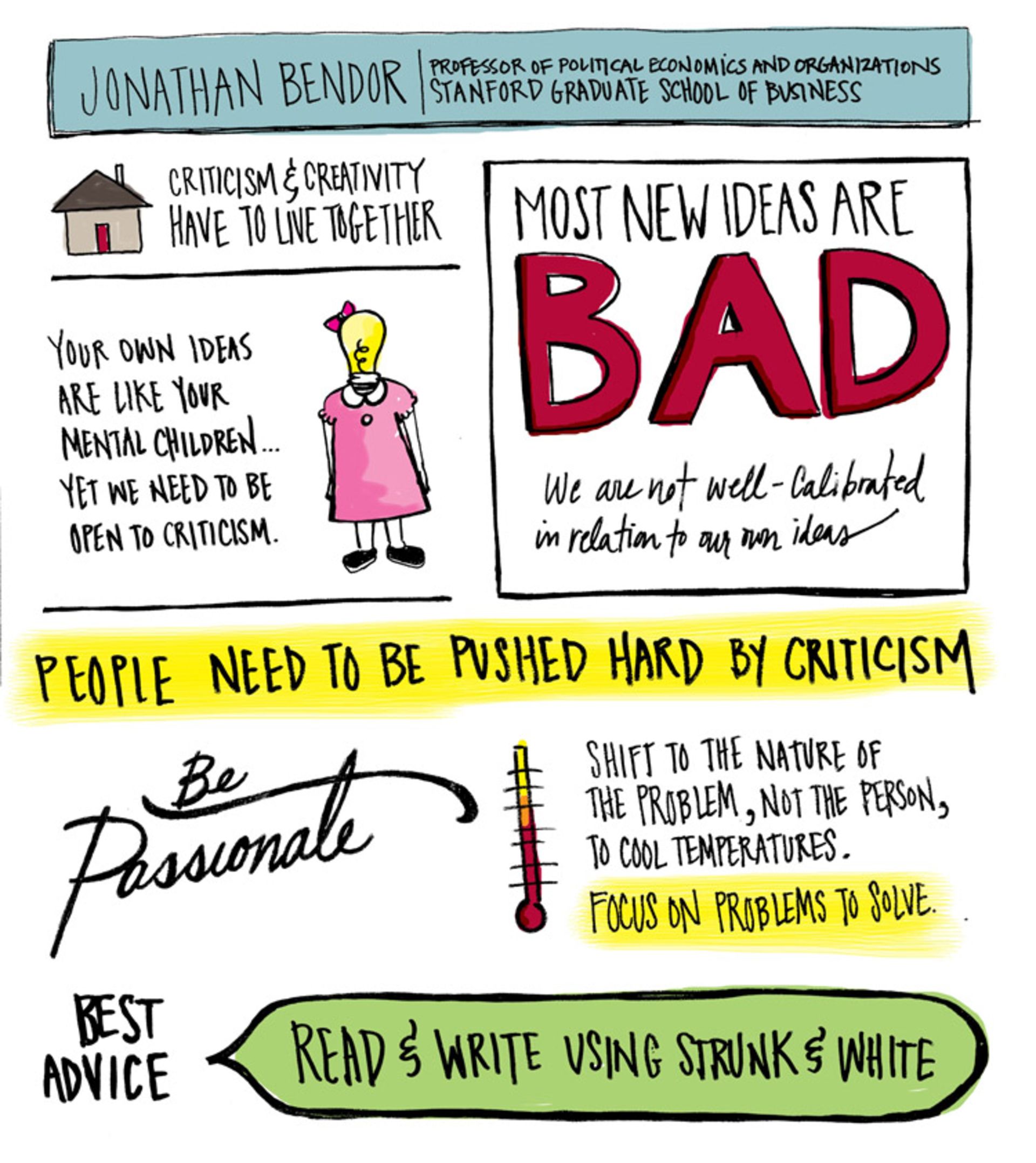 انتقاد سازنده عامل محرک خلاقیت