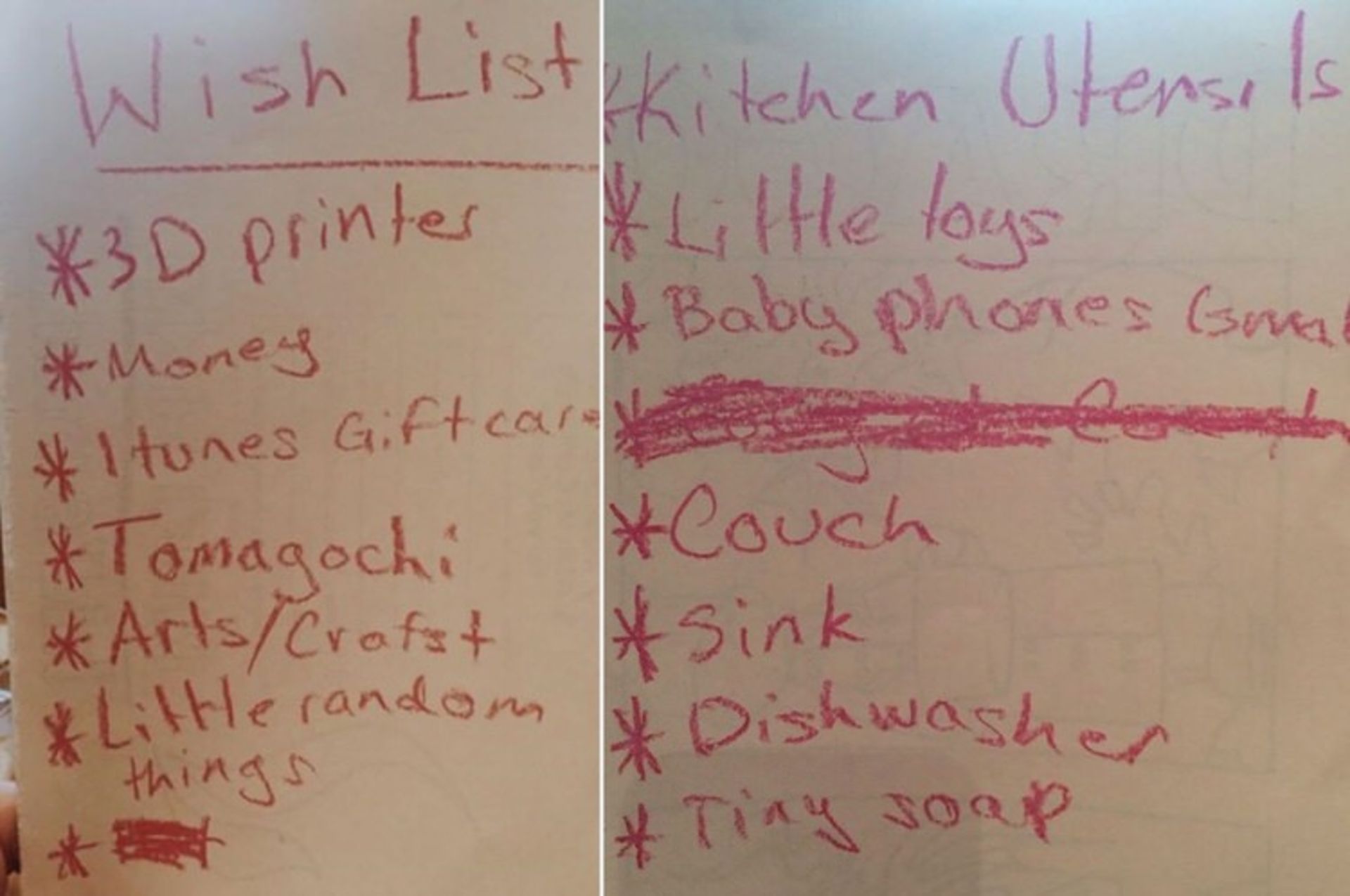 فهرست آرزوها / ویندوز ۱۰