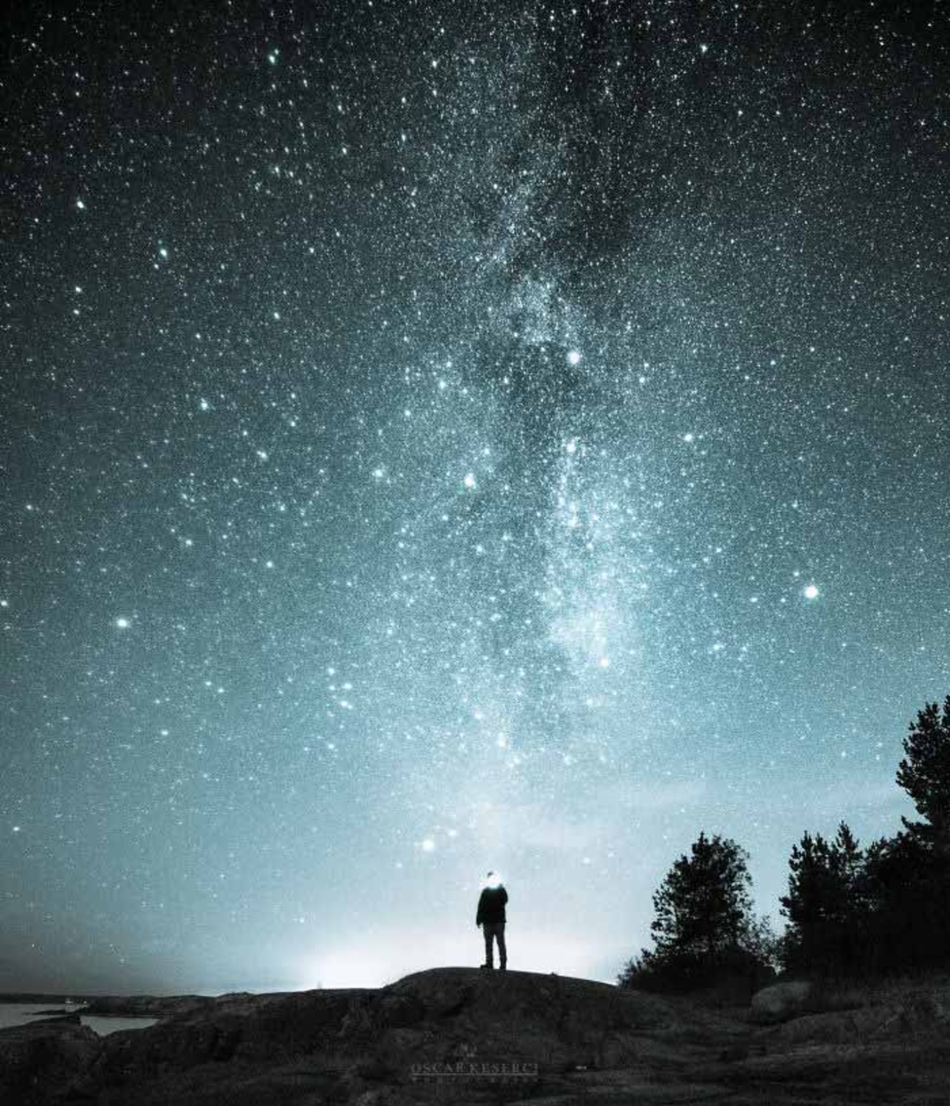 عکاسی از آسمان شب در فنلاند