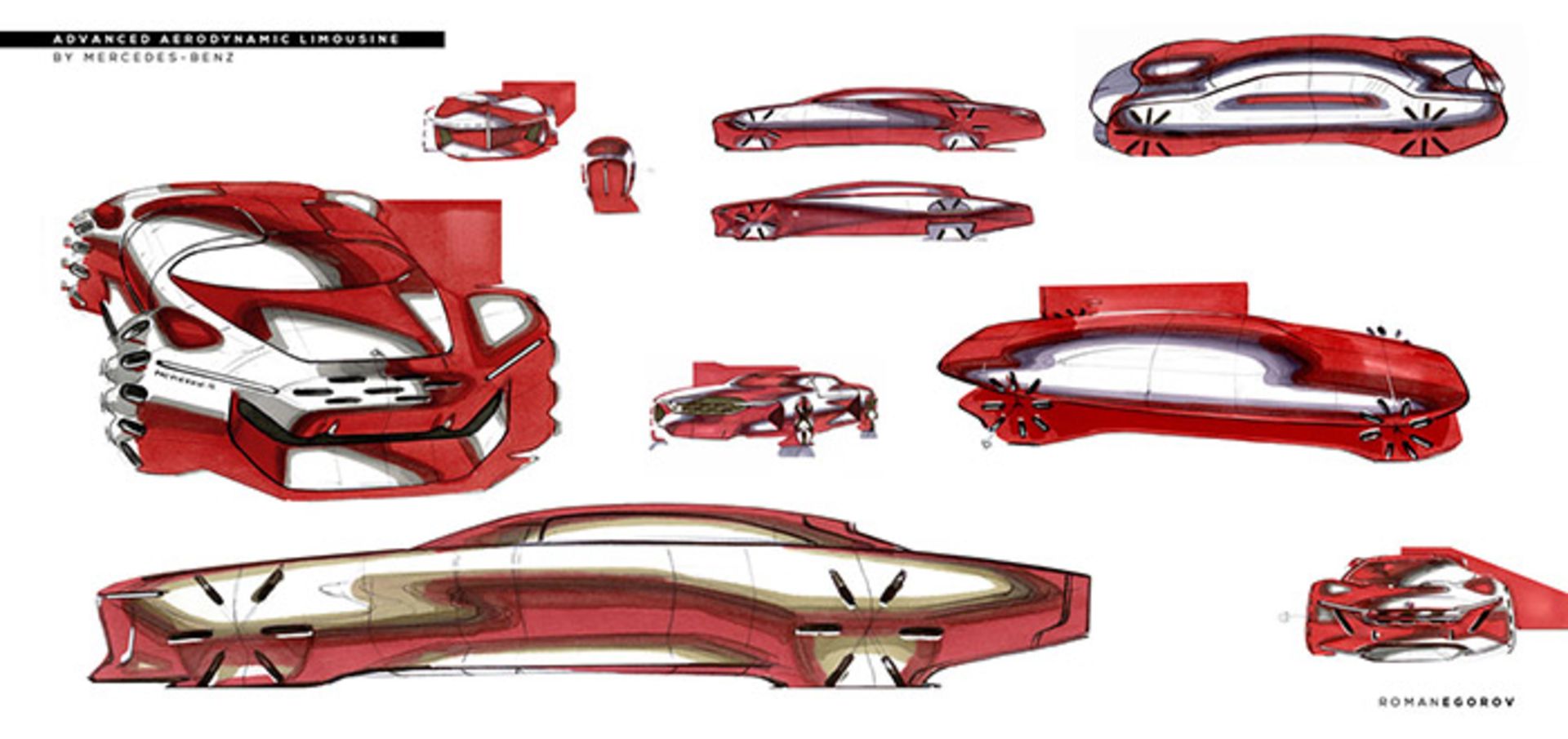 مدل مفهومی لیموزین مرسدس بنز