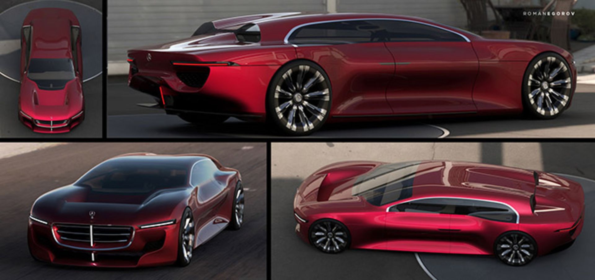 مدل مفهومی لیموزین مرسدس بنز