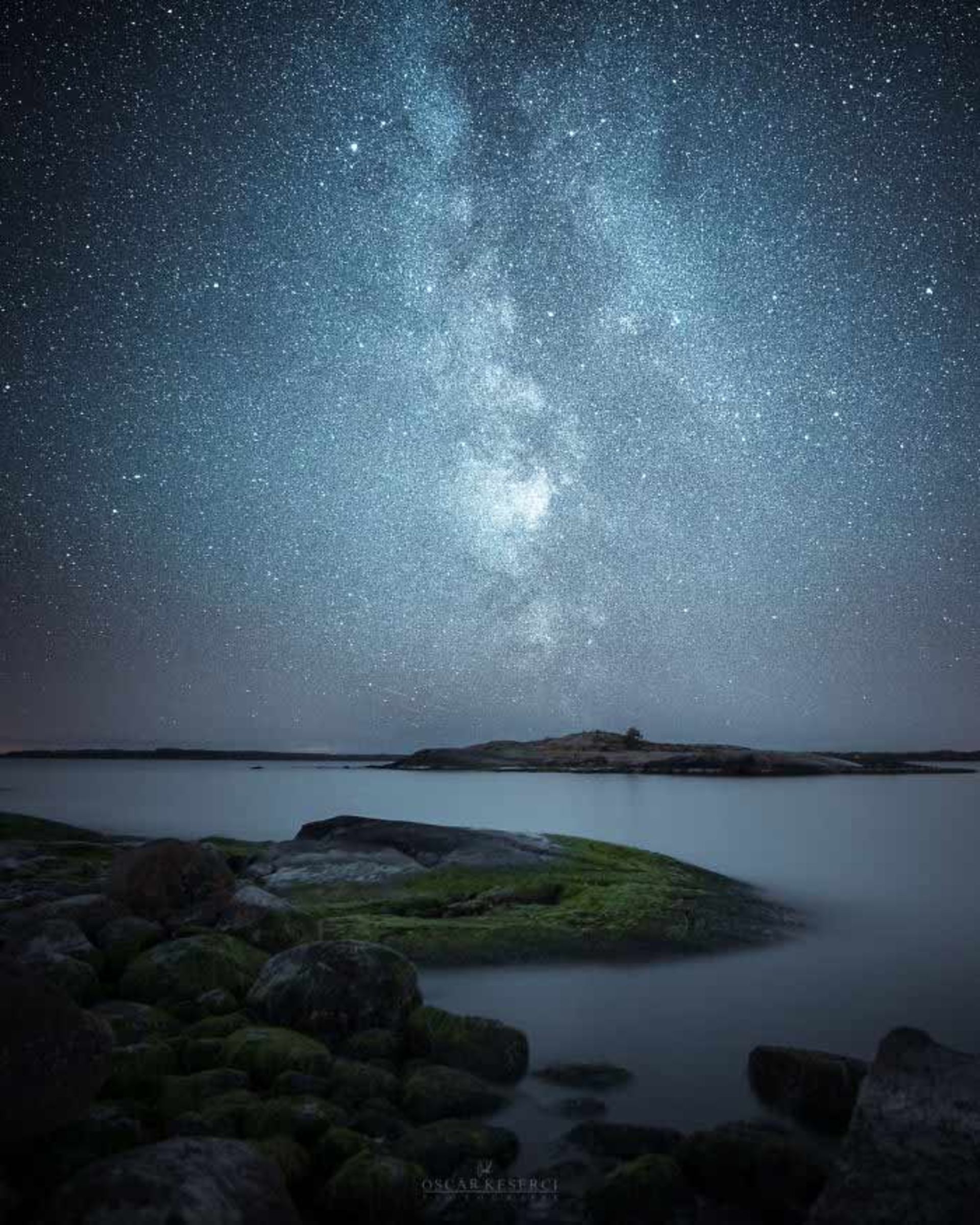 عکاسی از آسمان شب در فنلاند