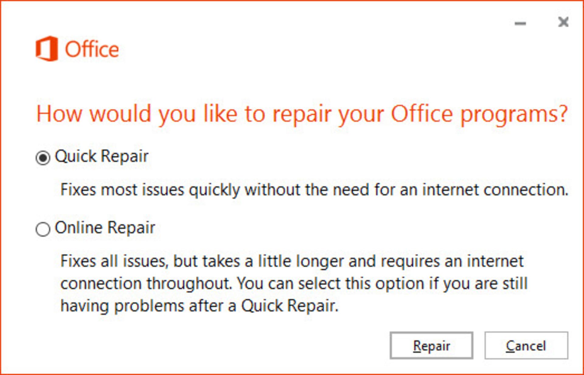 Quick-repair