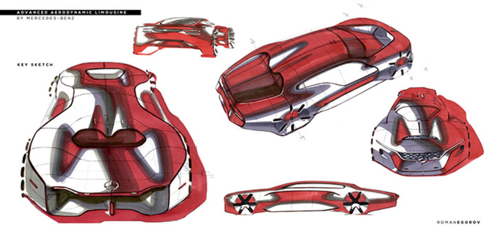 مدل مفهومی لیموزین مرسدس بنز
