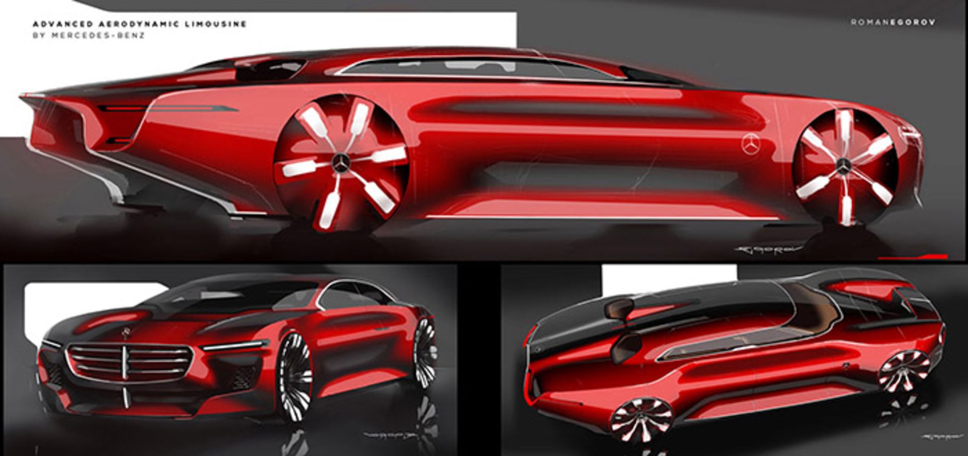 مدل مفهومی لیموزین مرسدس بنز