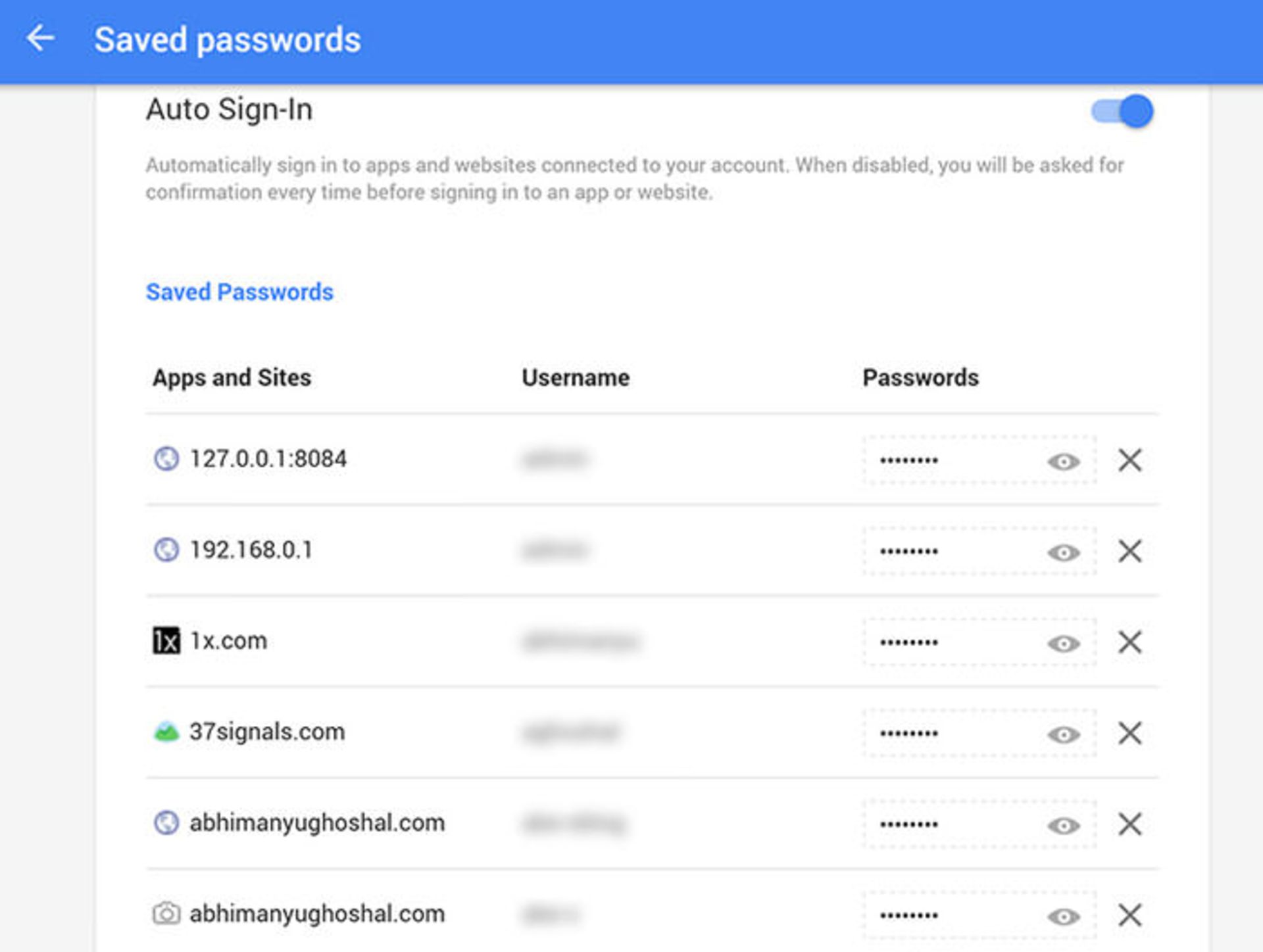 رمزهای کروم