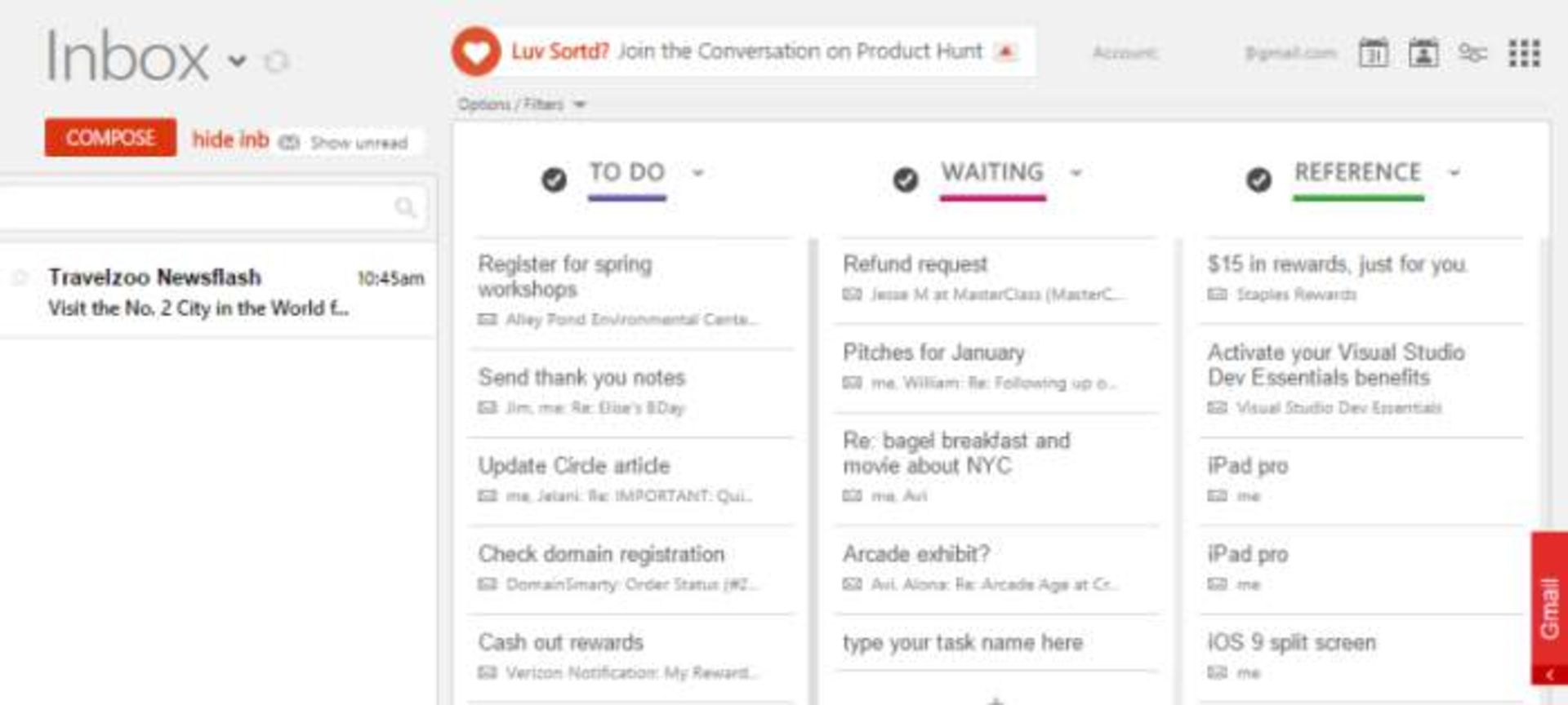 افزونه کروم sortd