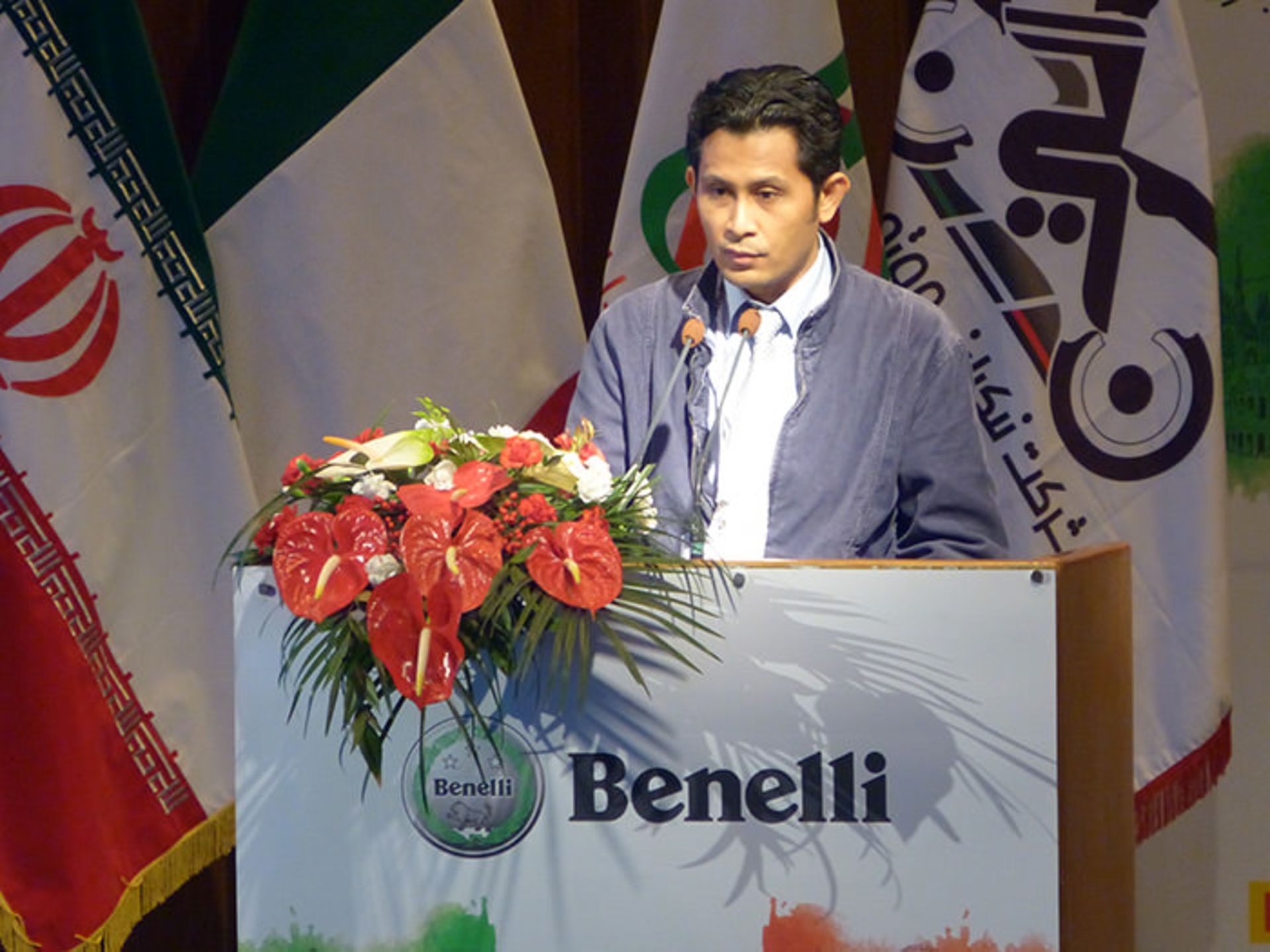 مراسم رونمایی موتورسیکلت‌های بنلی