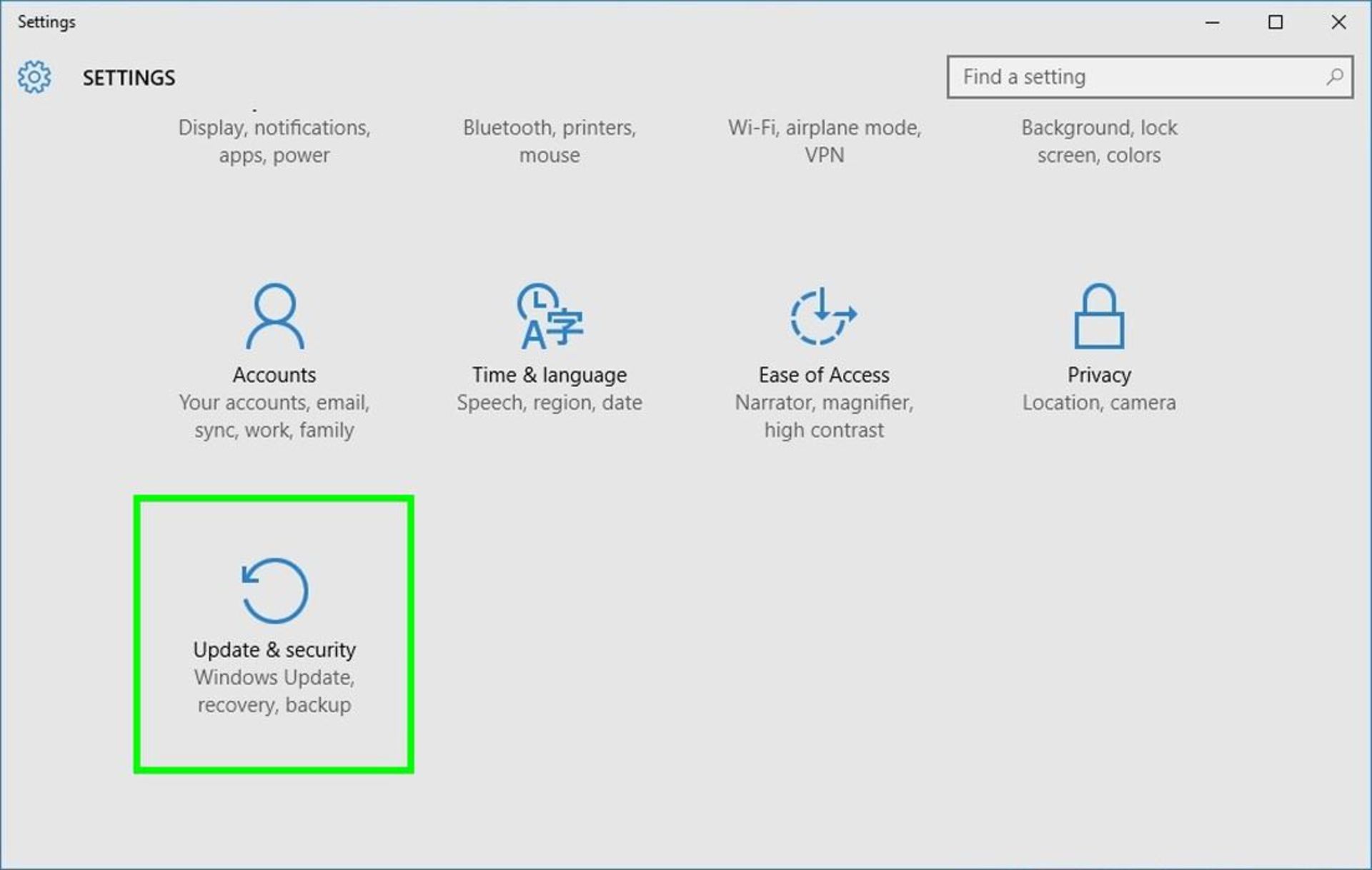 داون‌گرید در ویندوز 10