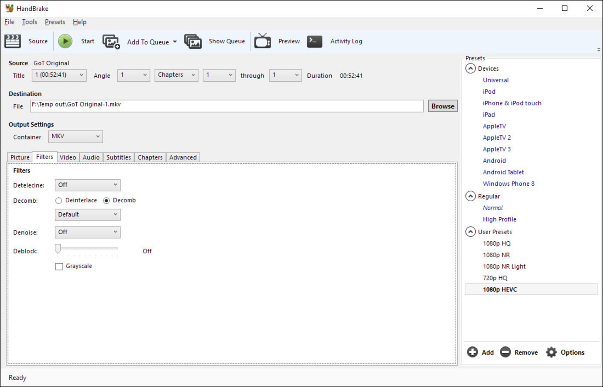 تنظیمات هندبریک