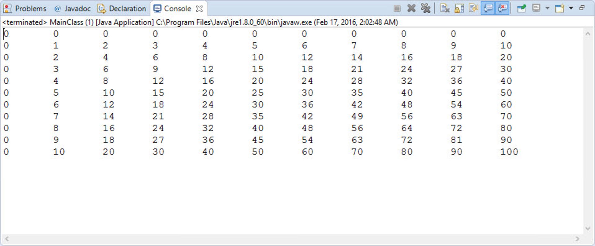 nested-loops