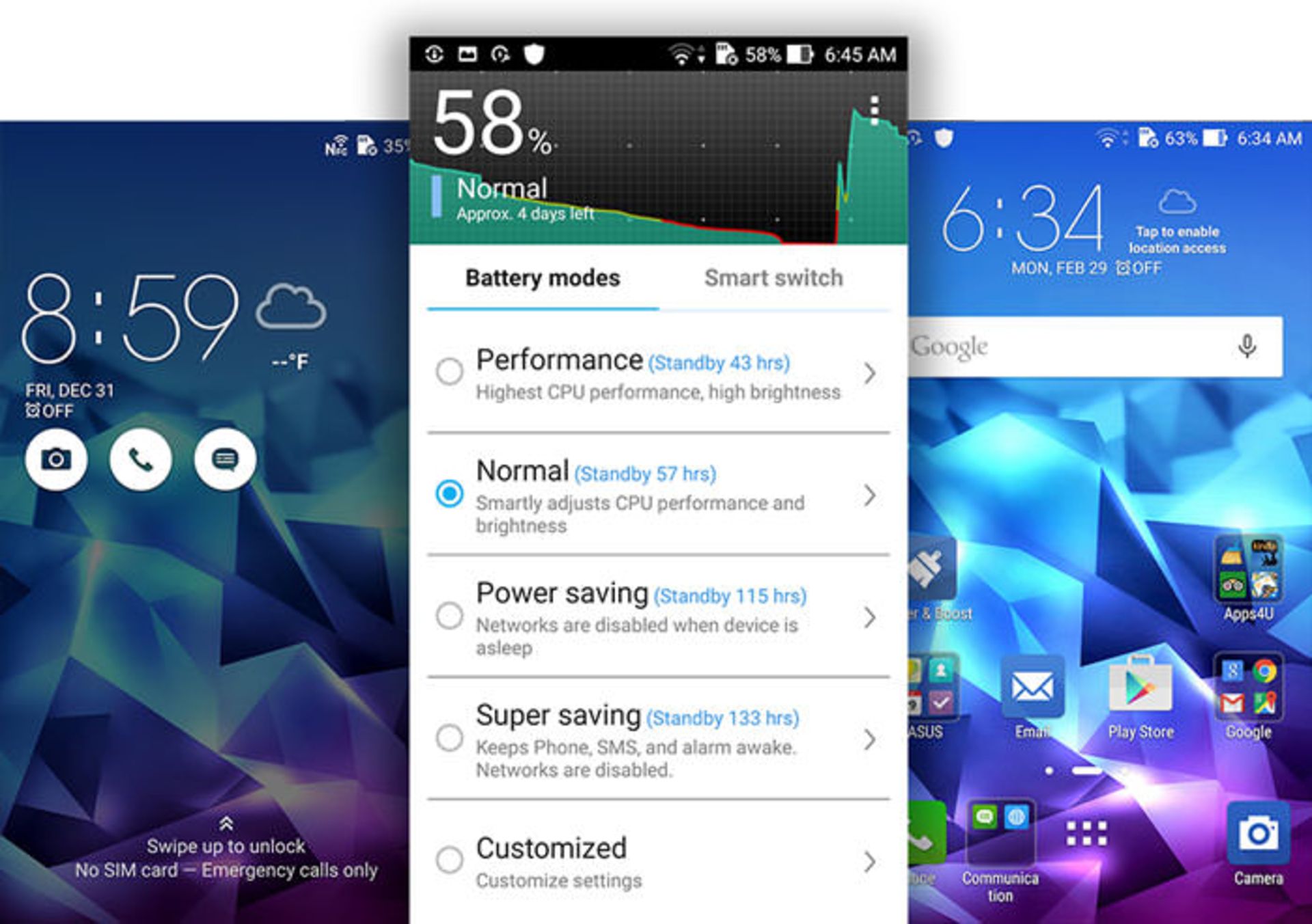 اسکرین شات ذن فون زوم