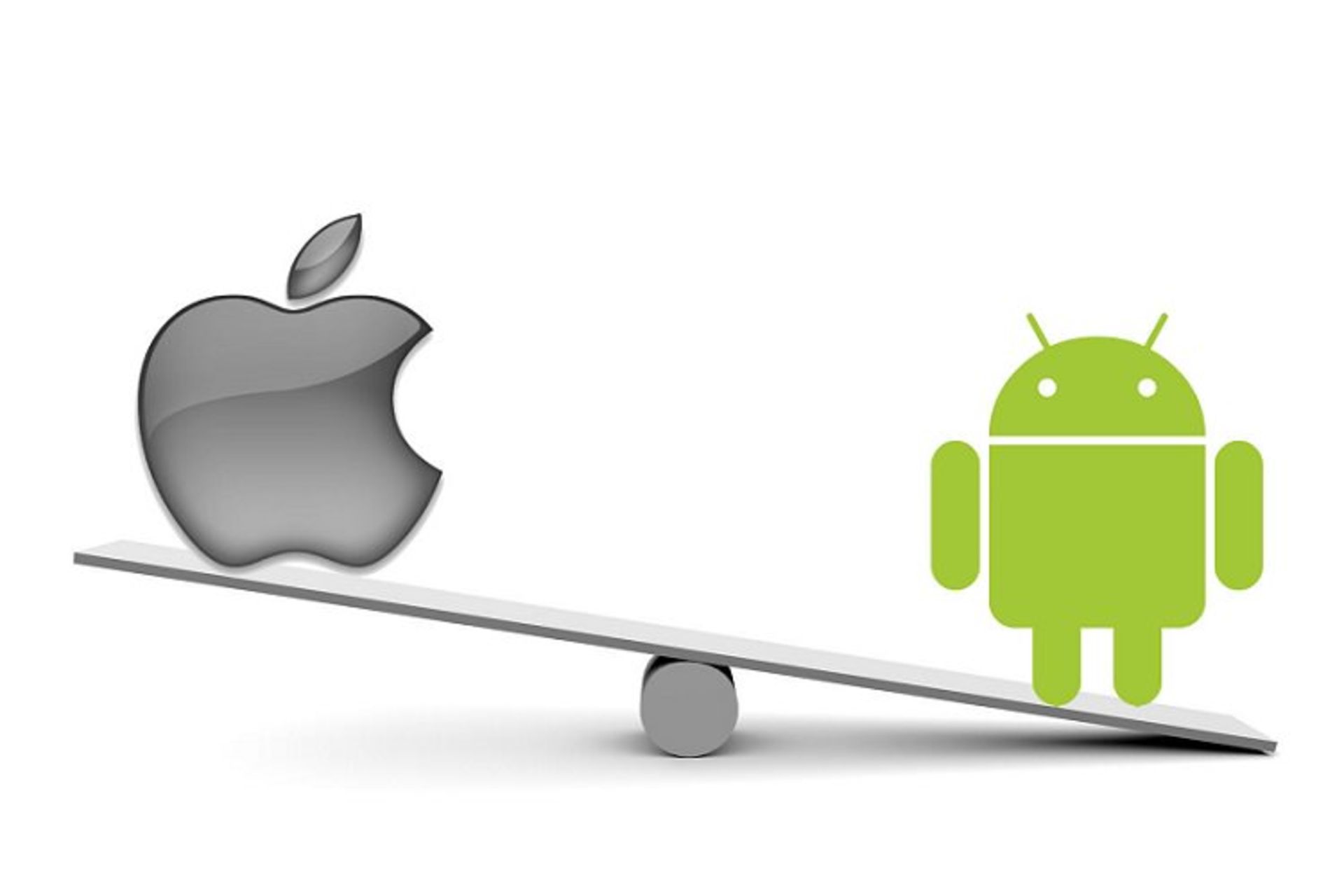 اندروید بر  آیفون